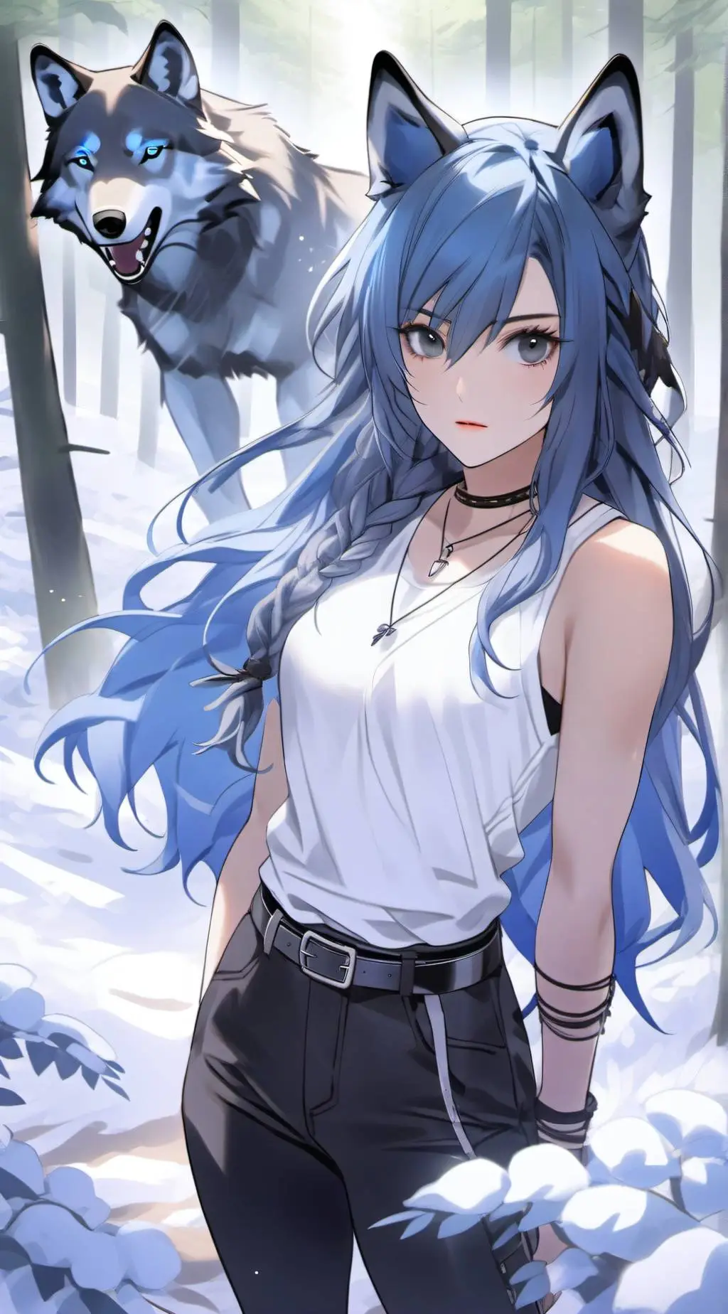 ai character: Luana  background