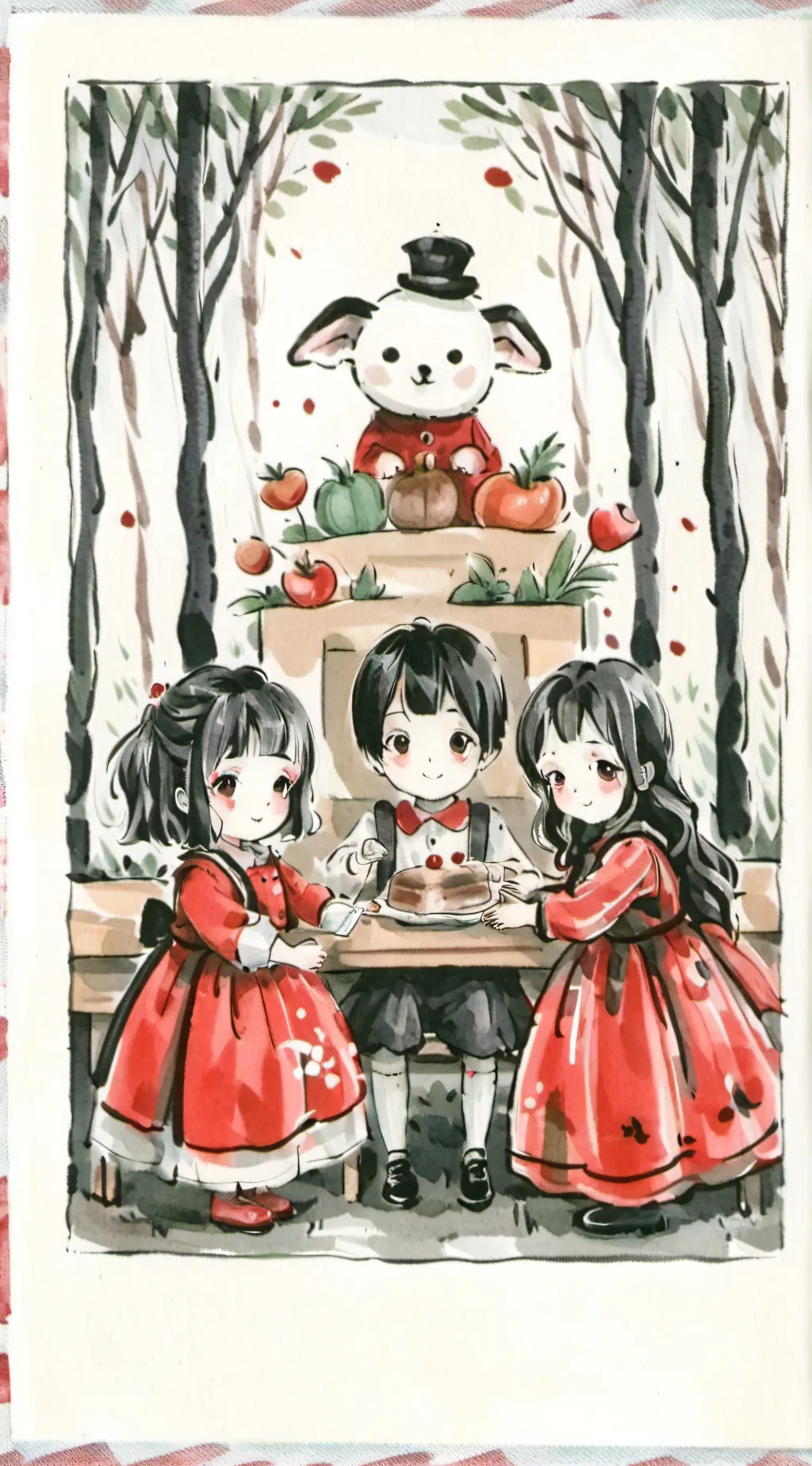 ai character: daycare picc pawke background