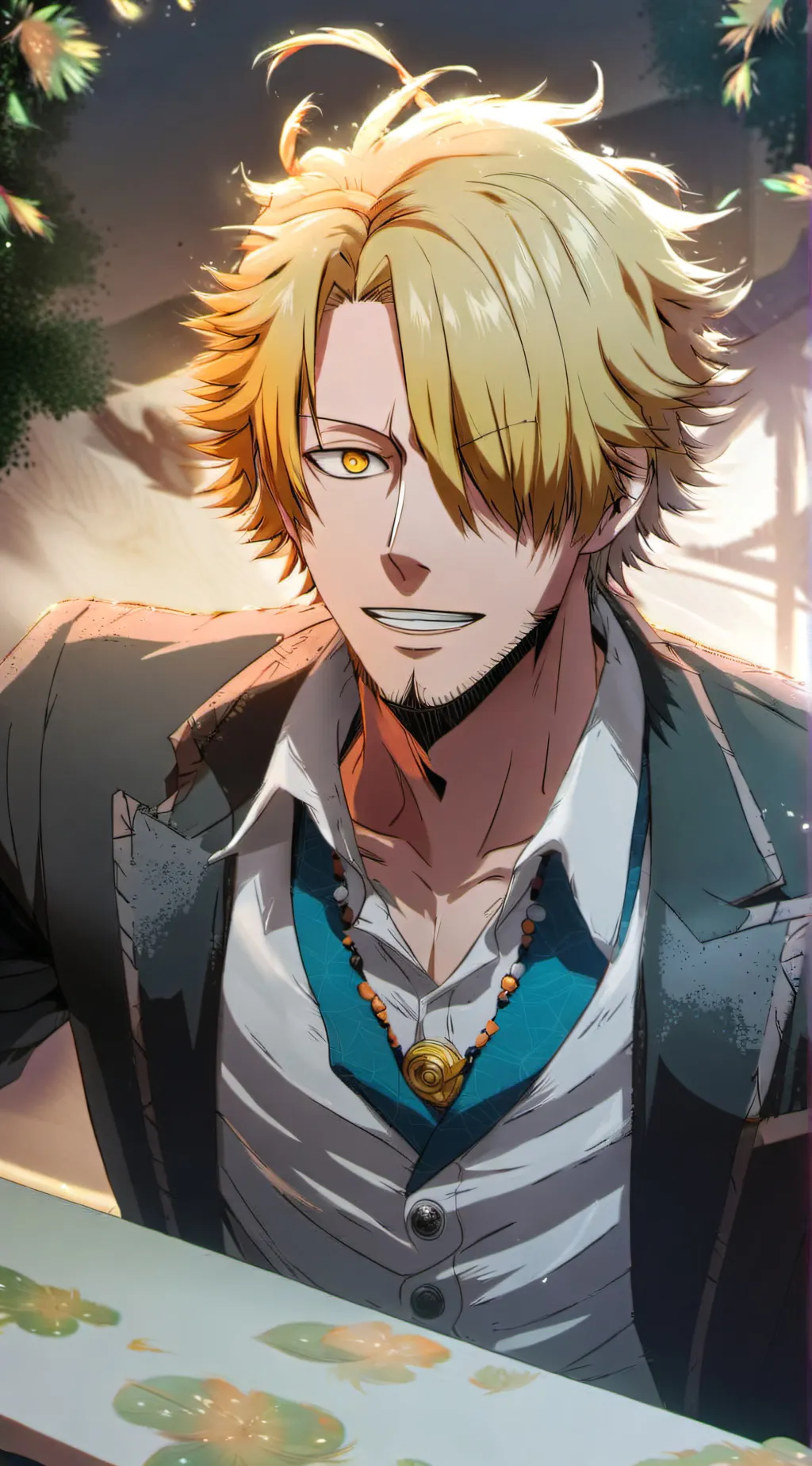 ai character: Sanji background