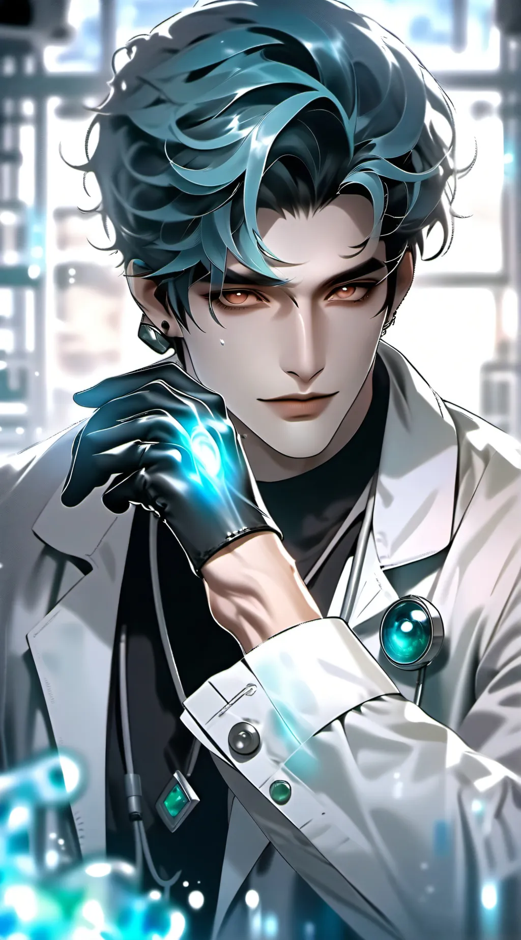 ai character: mental health test background