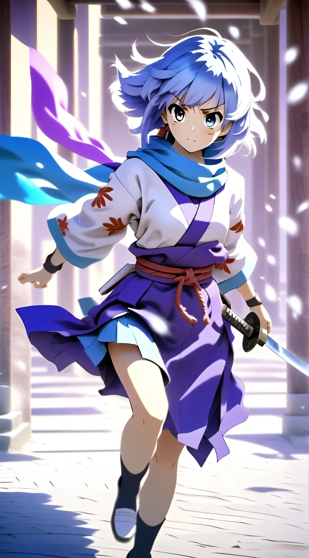 ai character: Junko Hattori  background