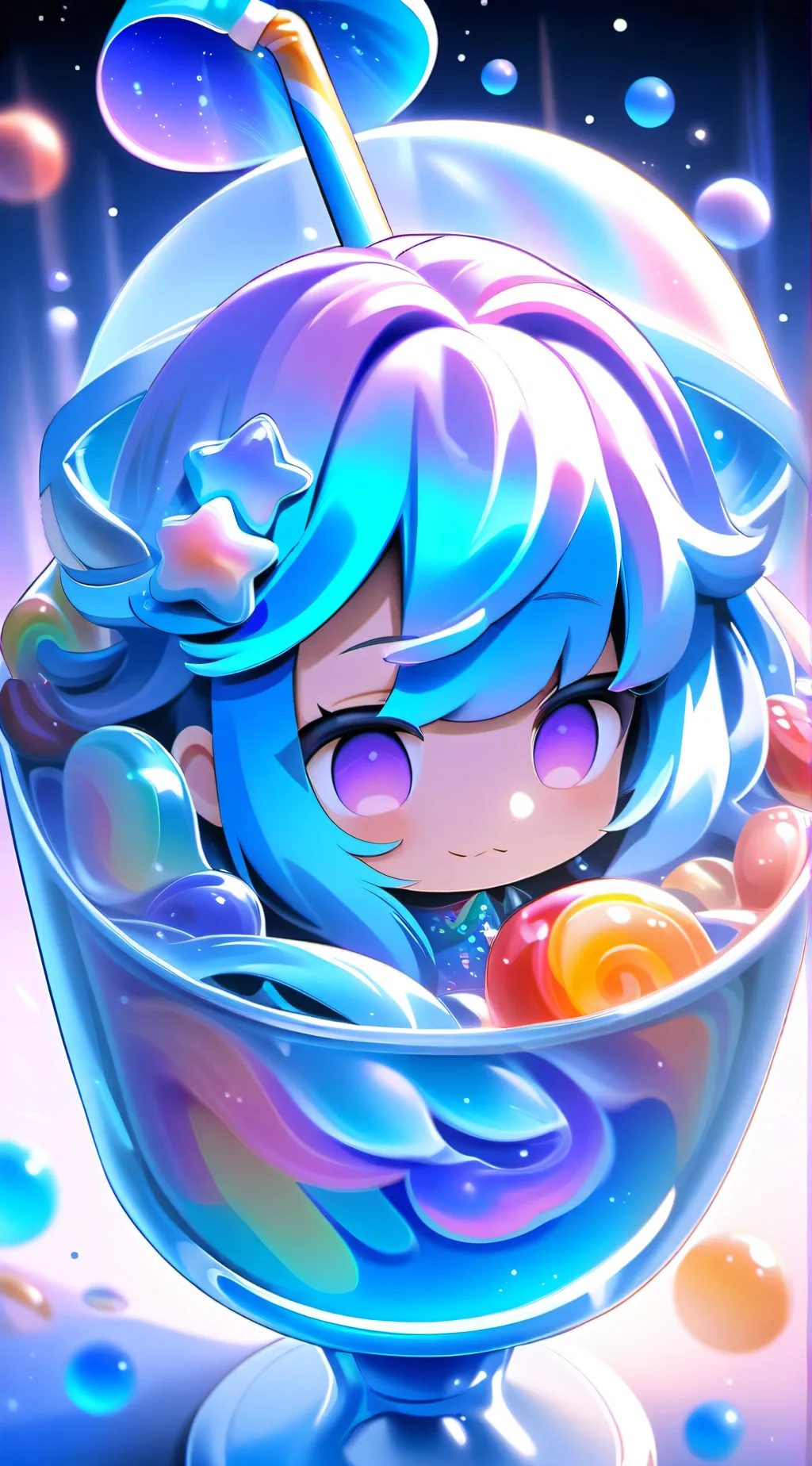 ai character: Sundae Cutie background