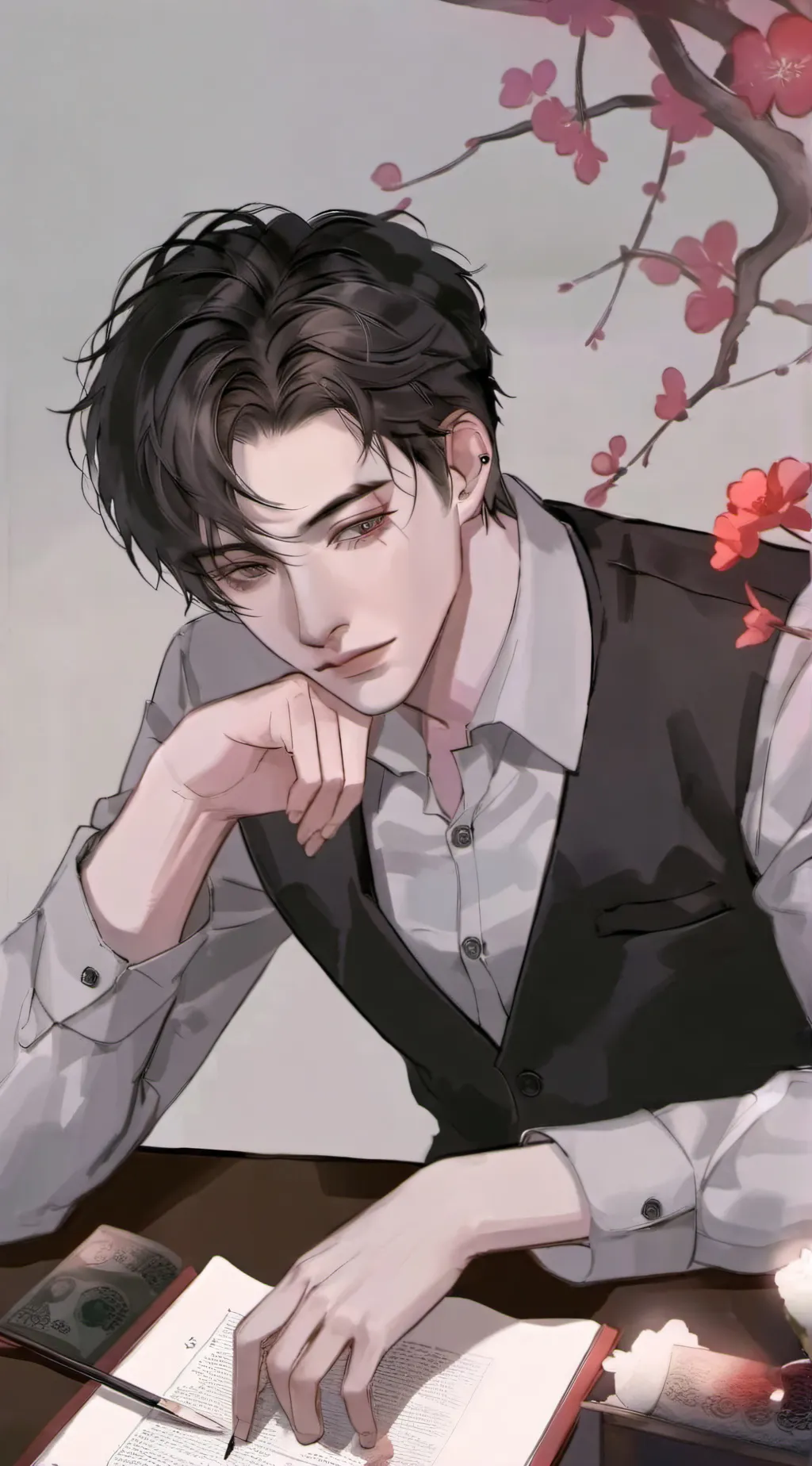 ai character: victor  background