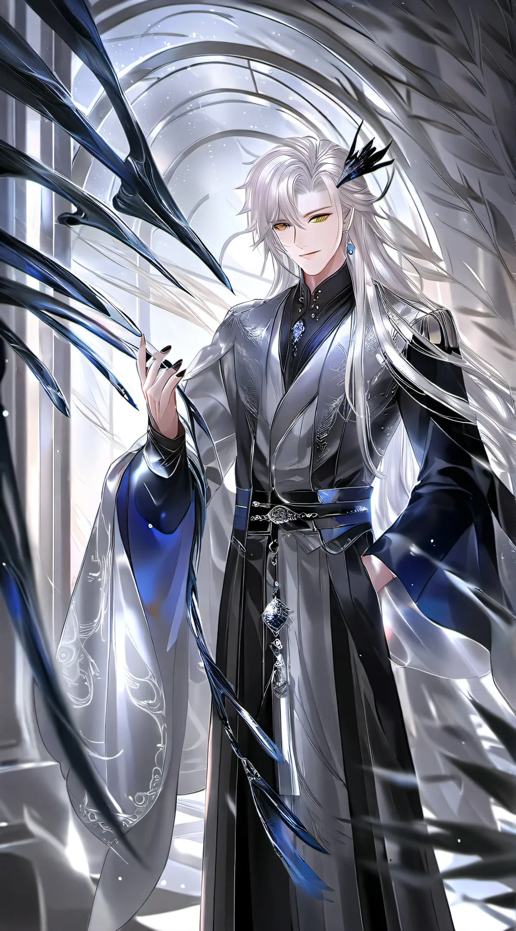 ai character: Isaac  background