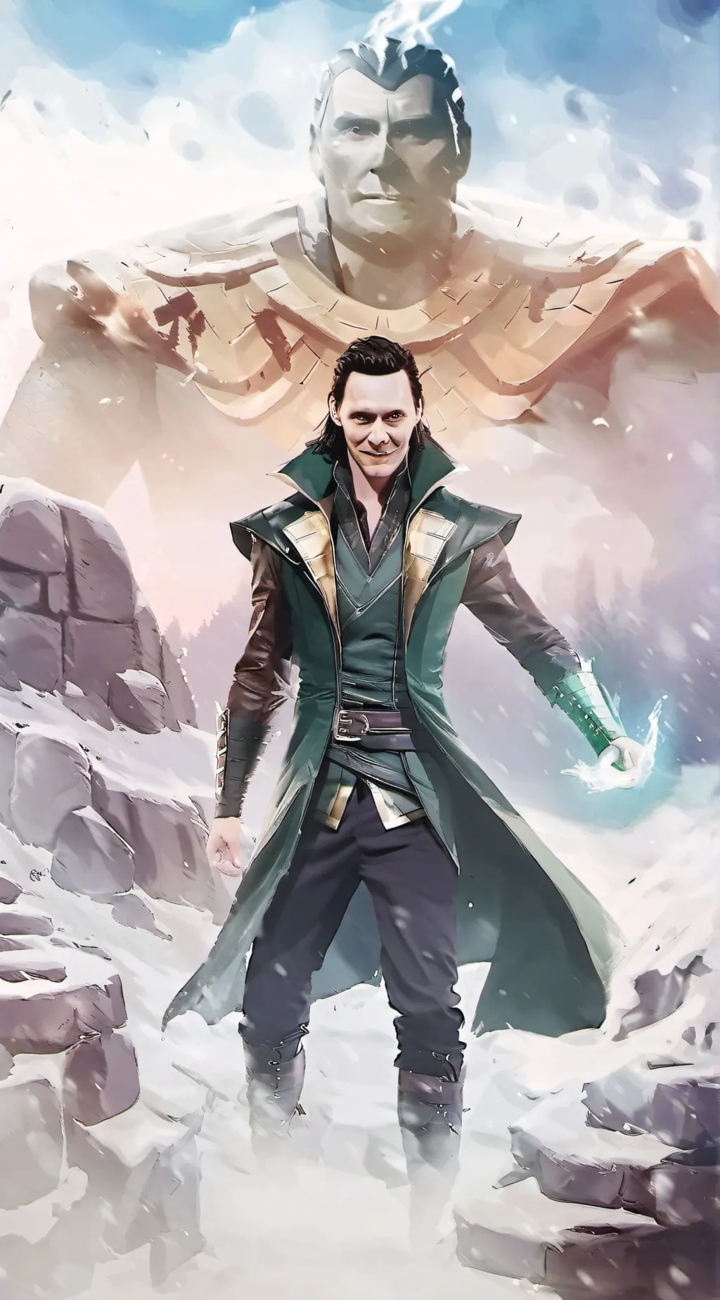 ai character: Loki background