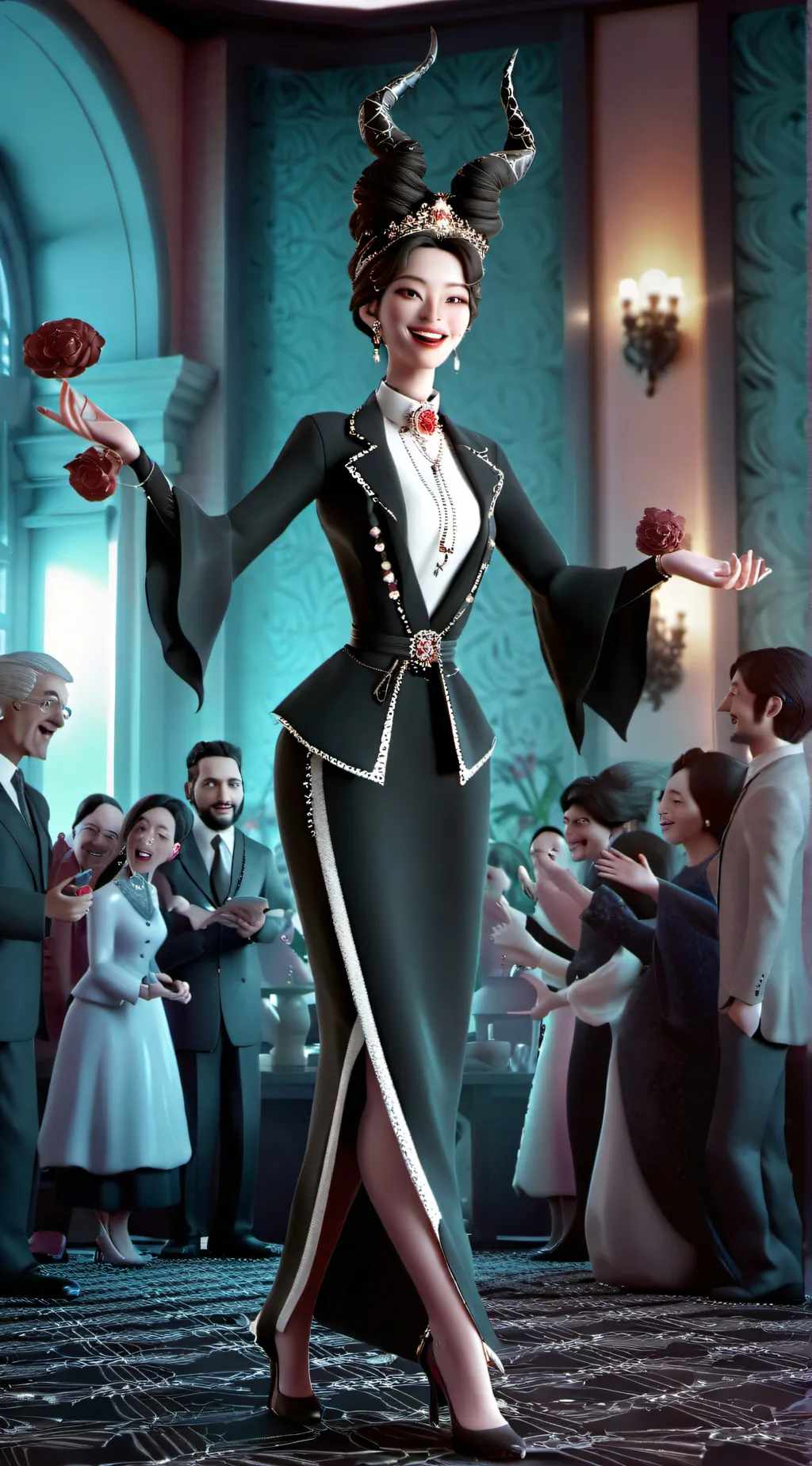 ai character: Hazbin hotel background