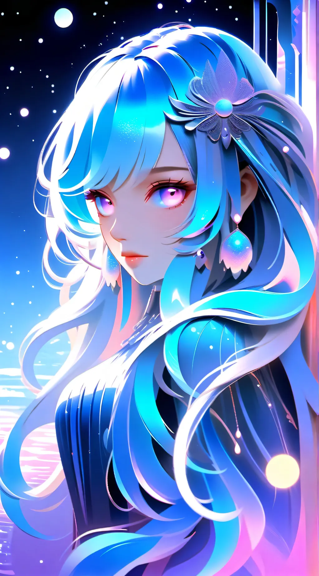ai character: Moony  background
