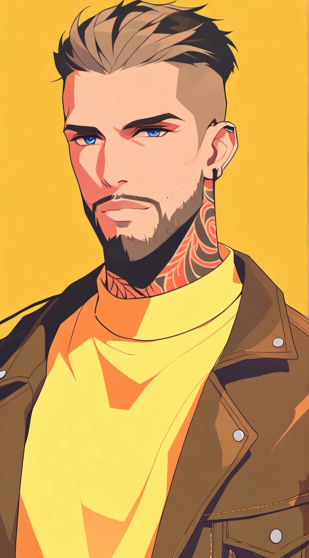 ai character: Troy Loughlin  background