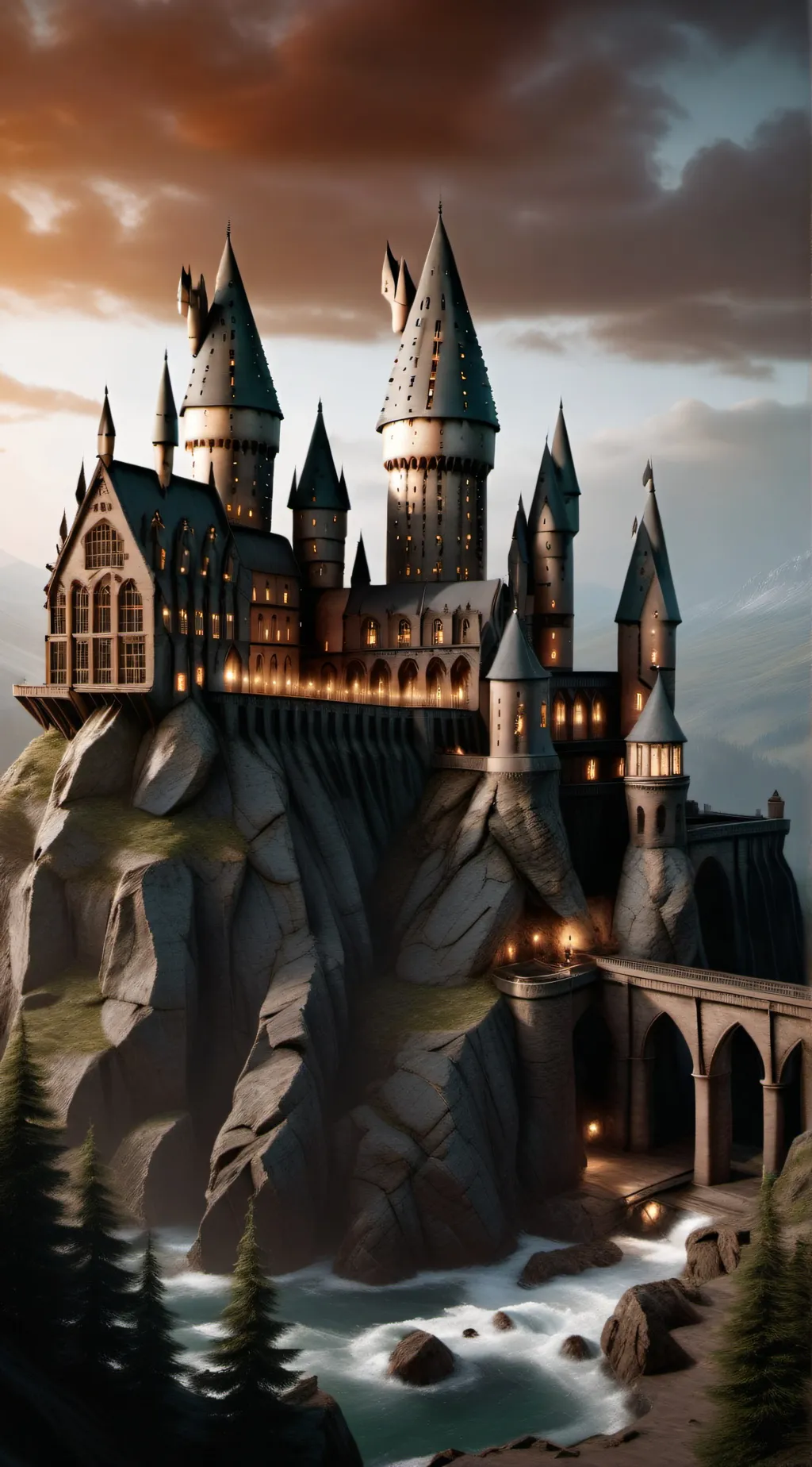 ai character: Hogwarts karoke background