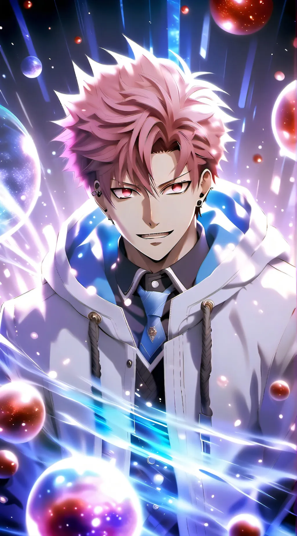 ai character:  yuji & Sukuna  background