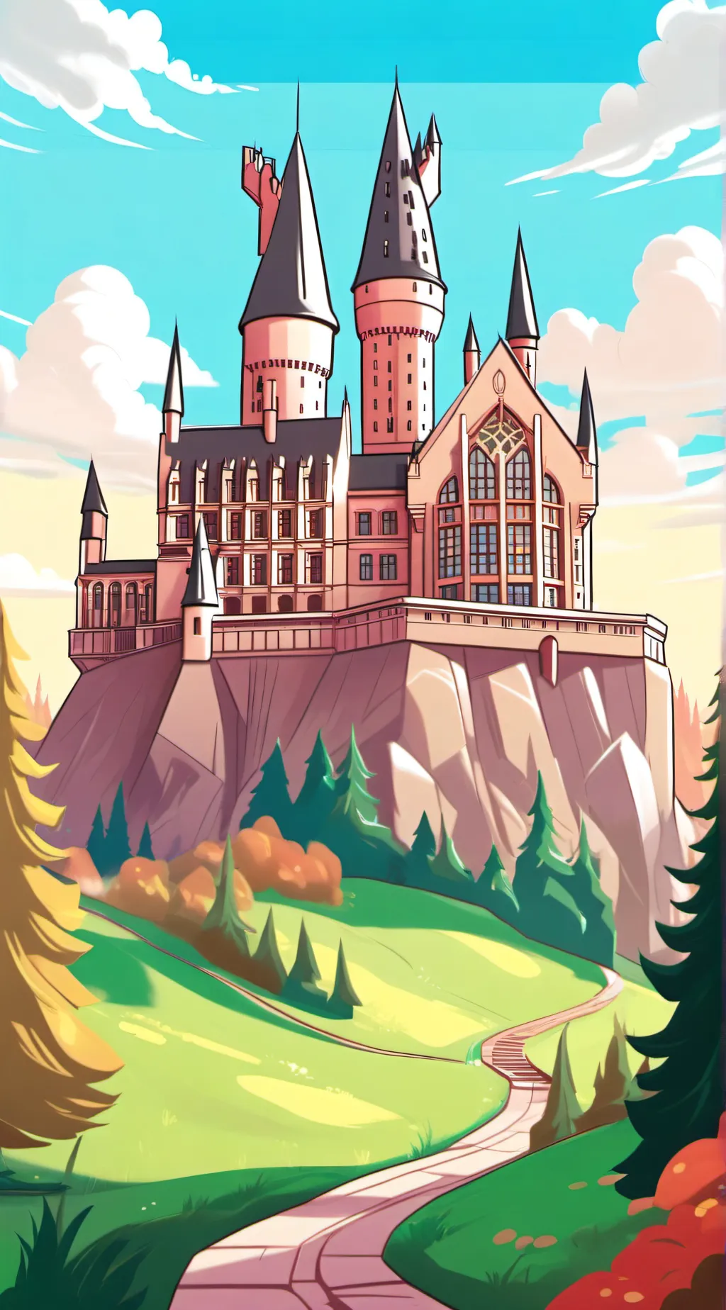 ai character: hogwarts background