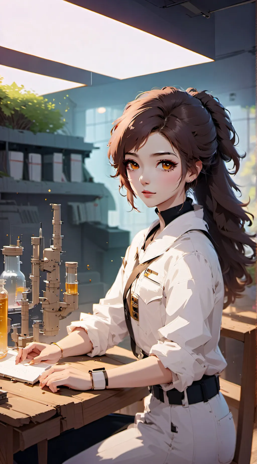 ai character: Ezra  background