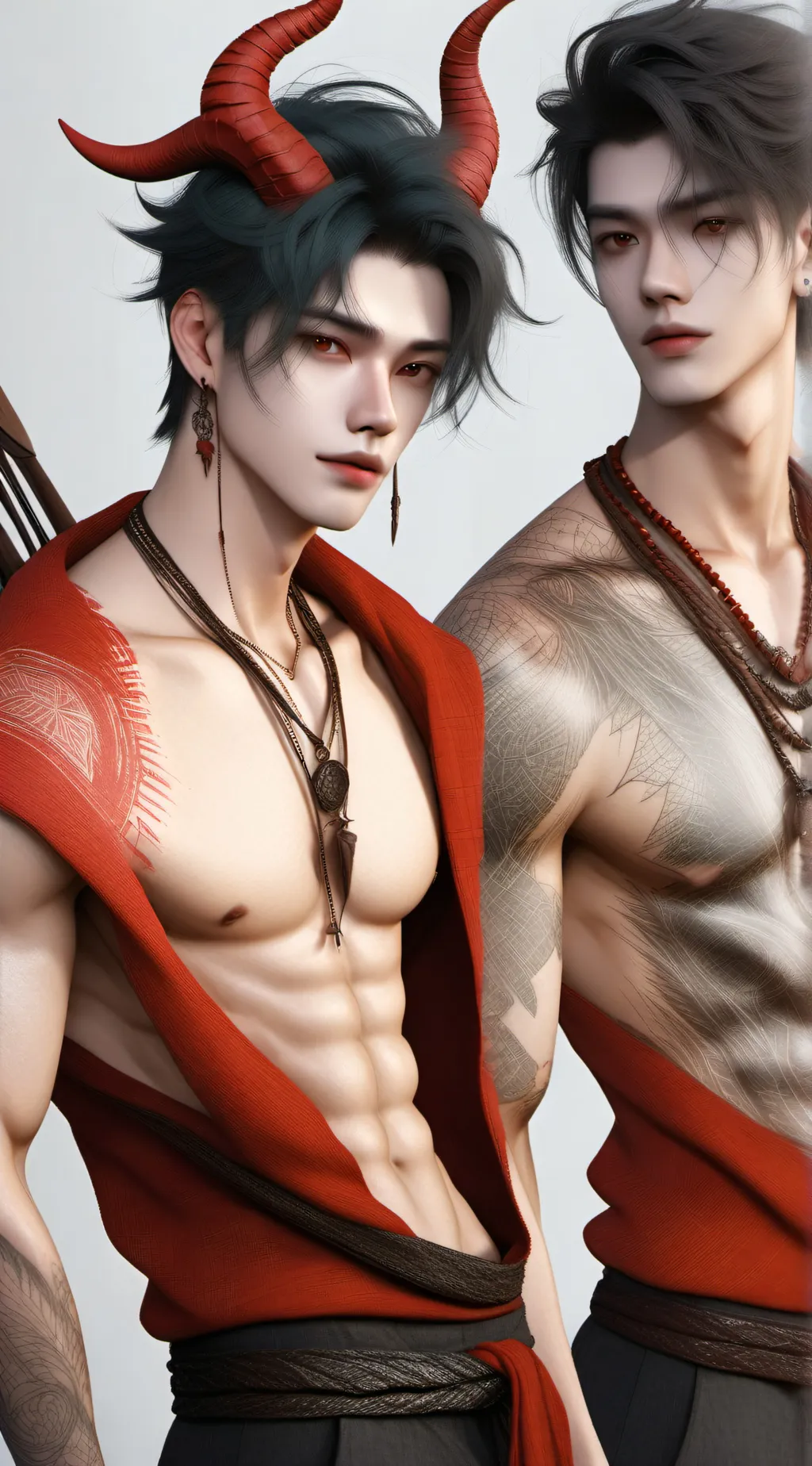 ai character: Kyle and Liam  background