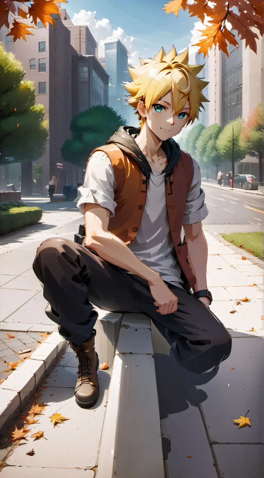 ai character: bakugo background