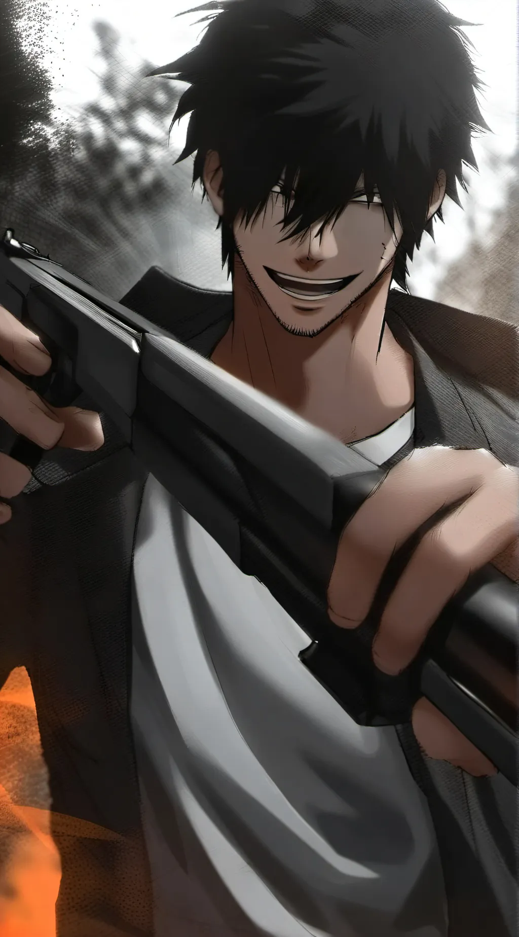 ai character: saka background