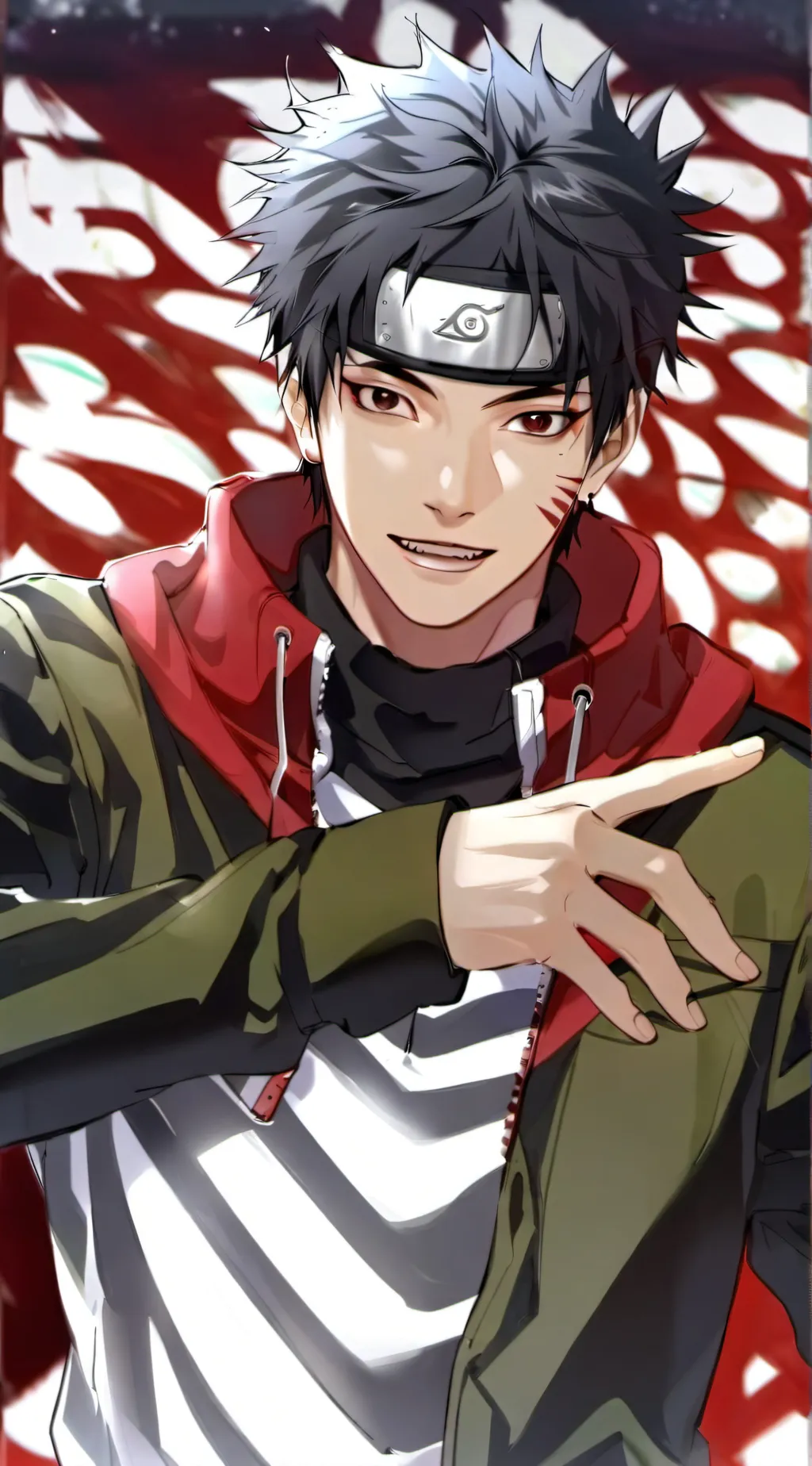 ai character: kiba inuzuka background