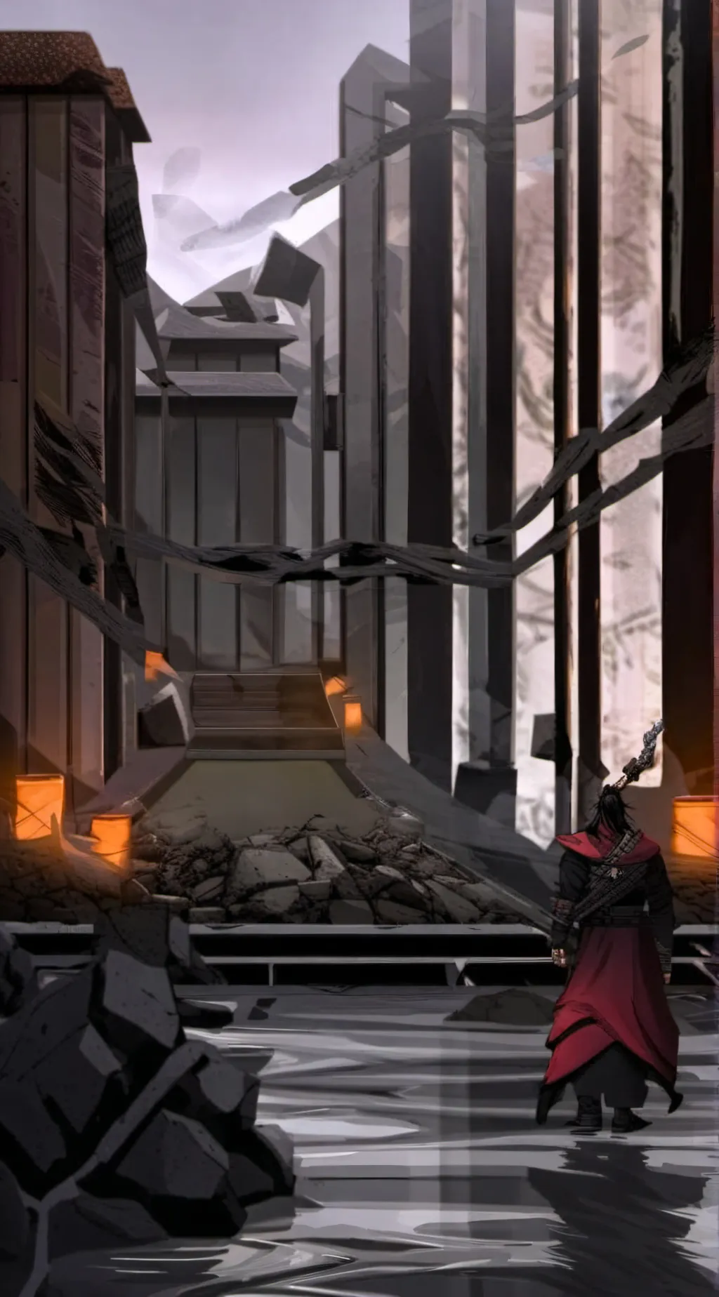 ai character: 👁️👄👁️hi background