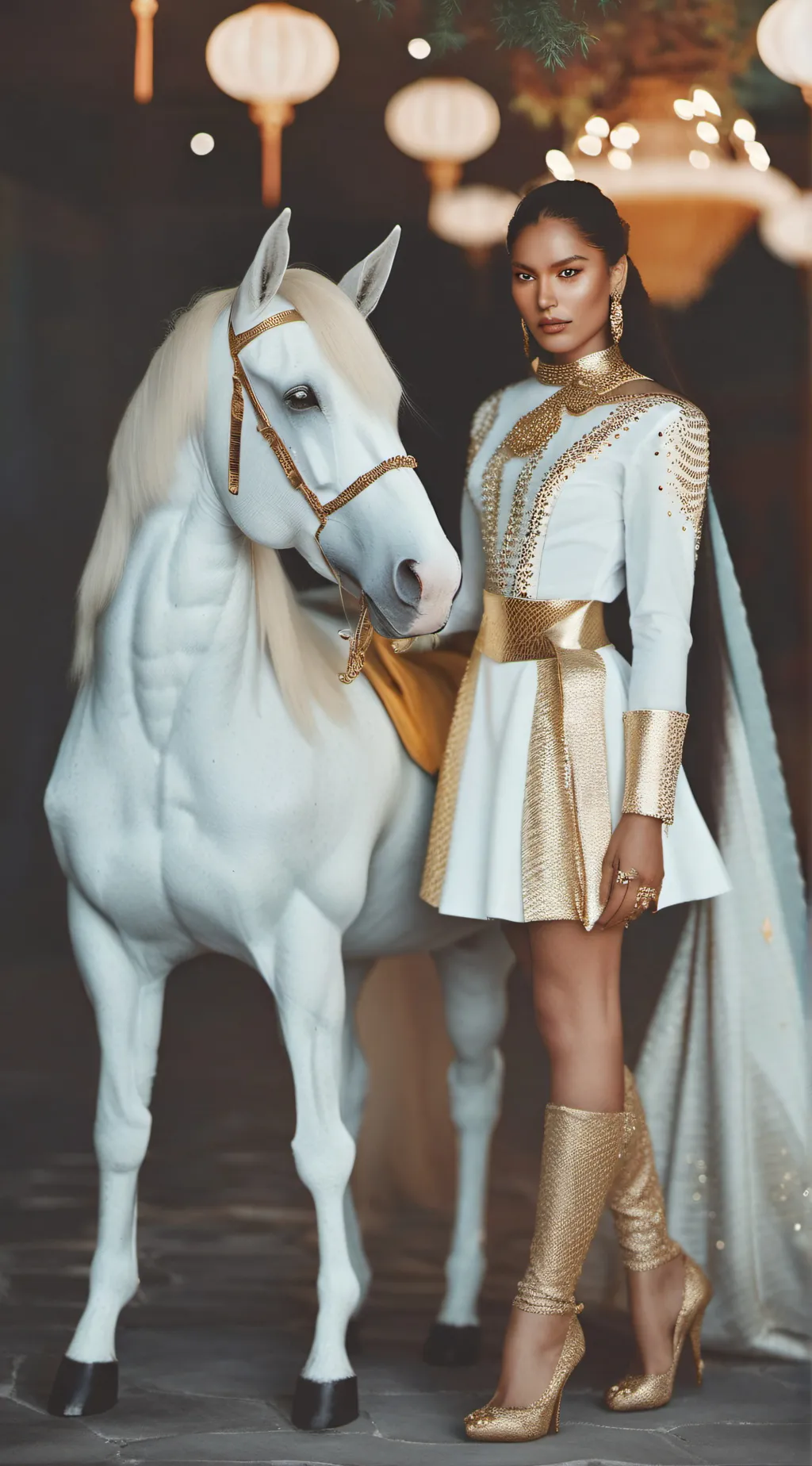 ai character: Aradhana Riya Gaso background