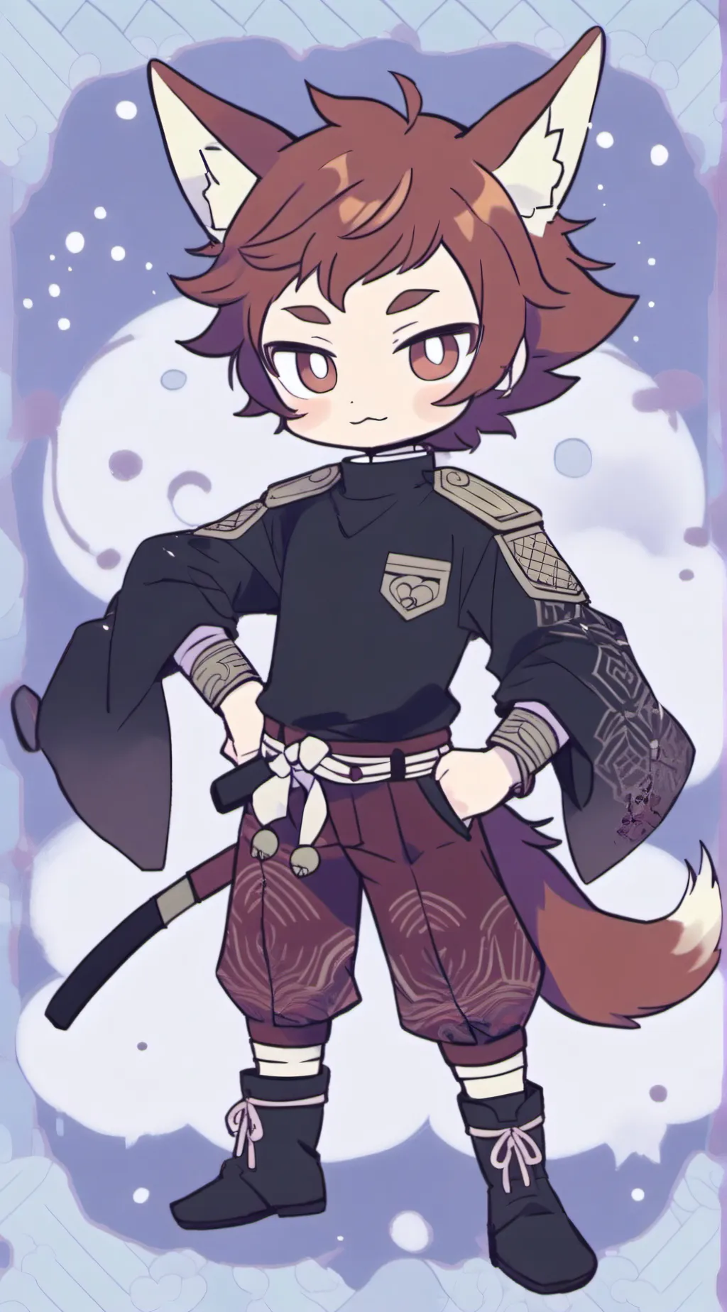 ai character: Leo background