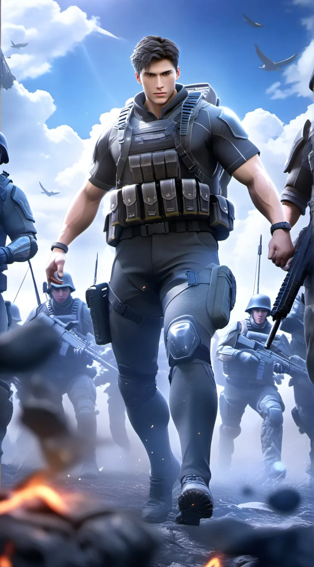 ai character: john orven  background