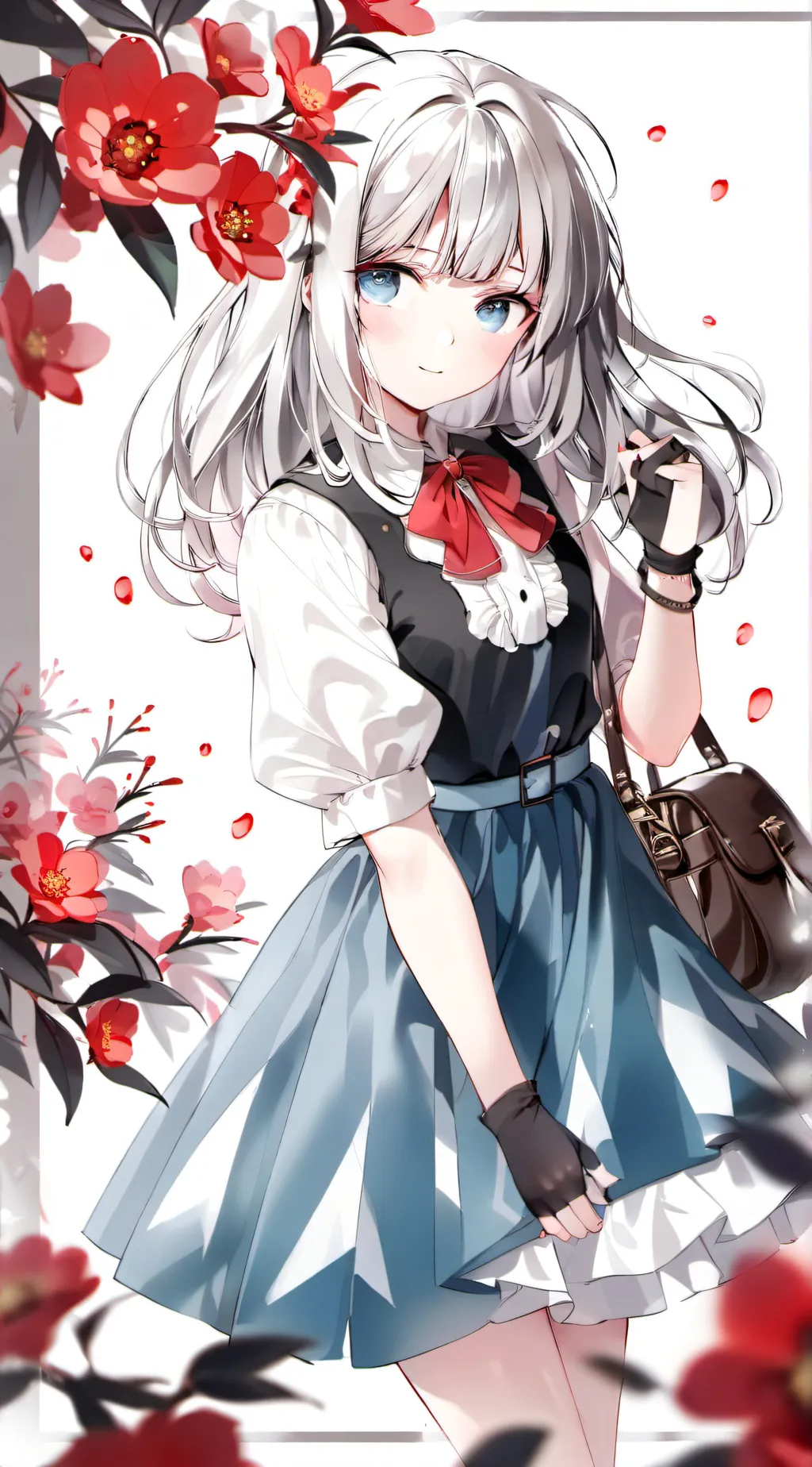 ai character: Shy girl Ruby background