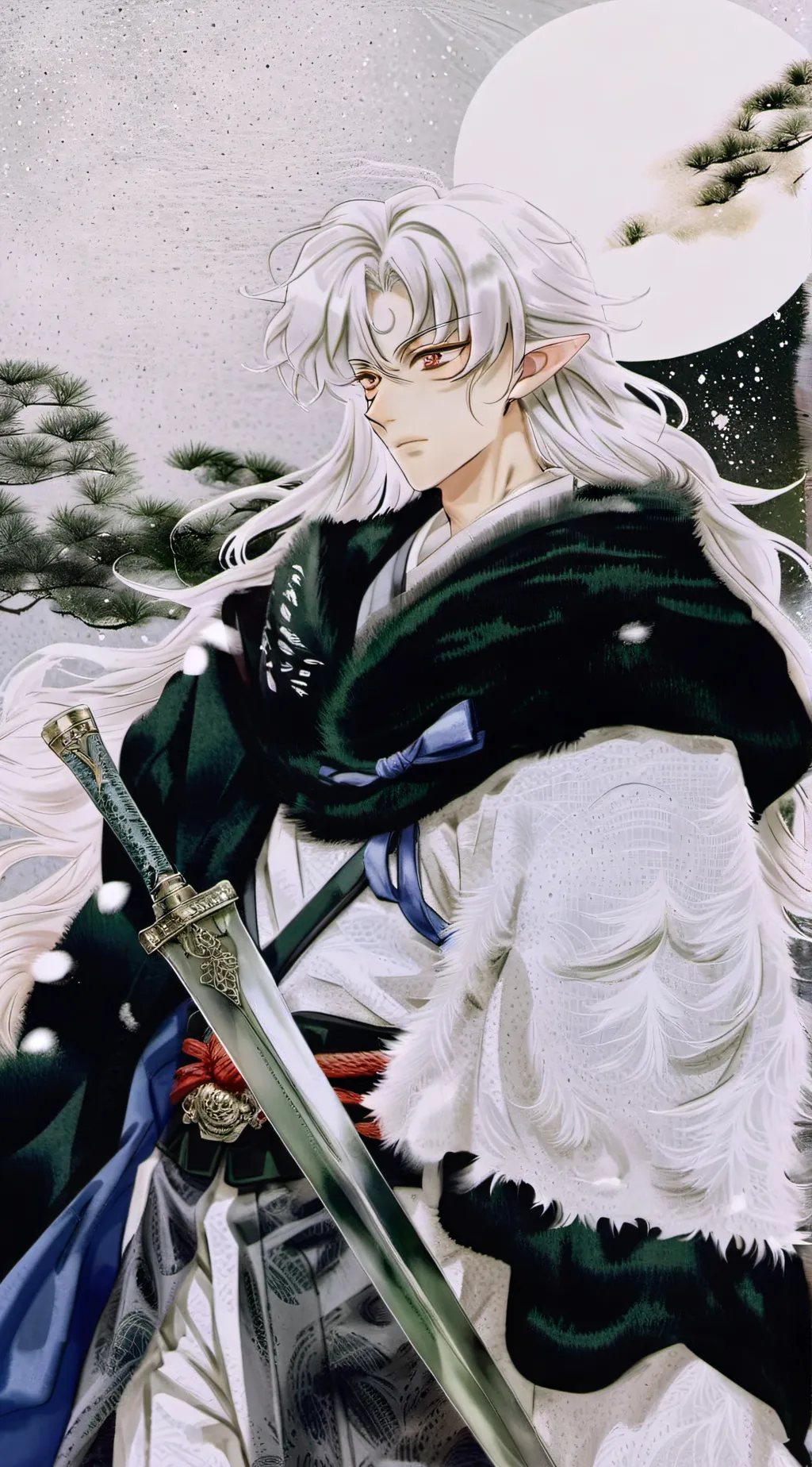 ai character: sesshomaru  background