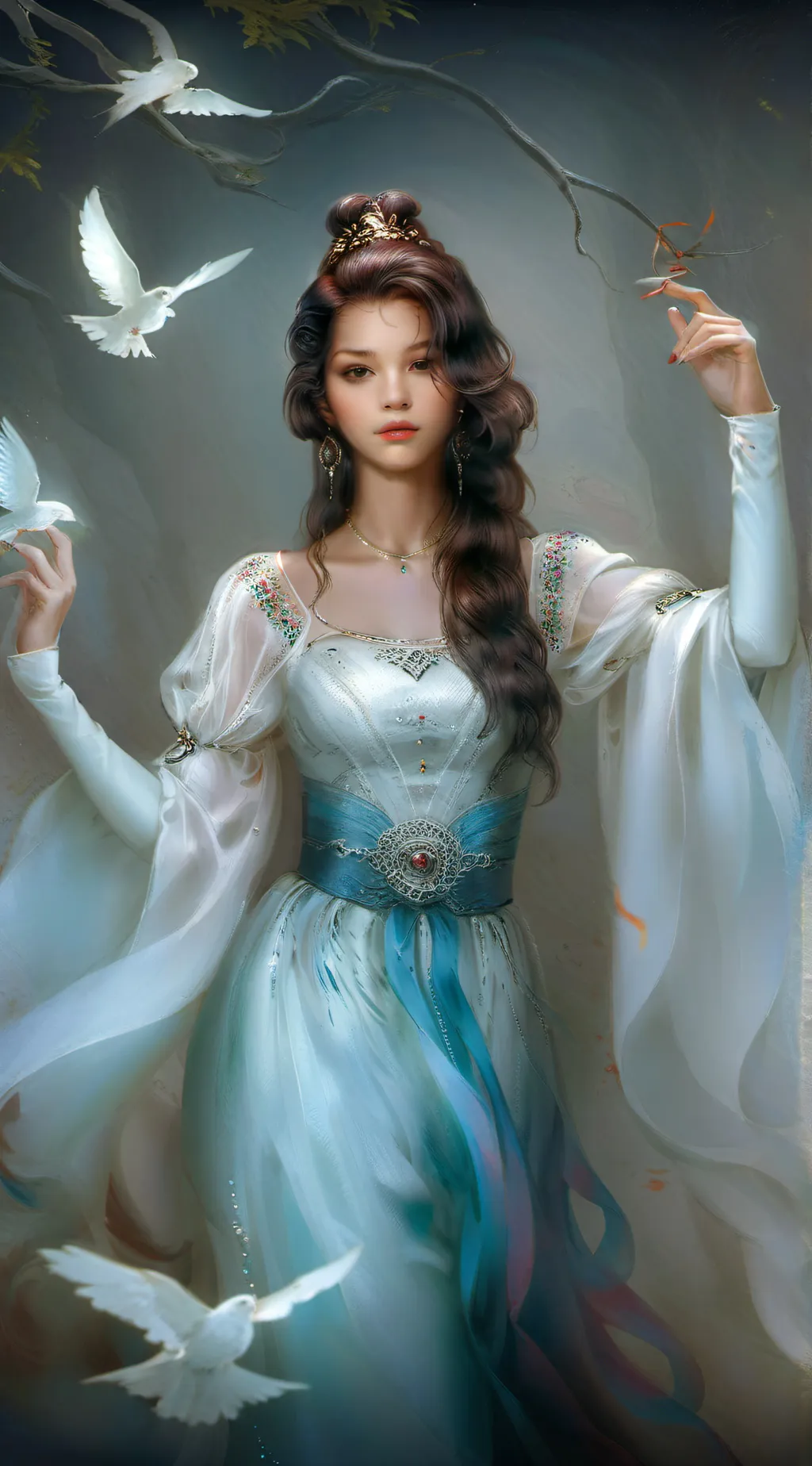 ai character: Aria background