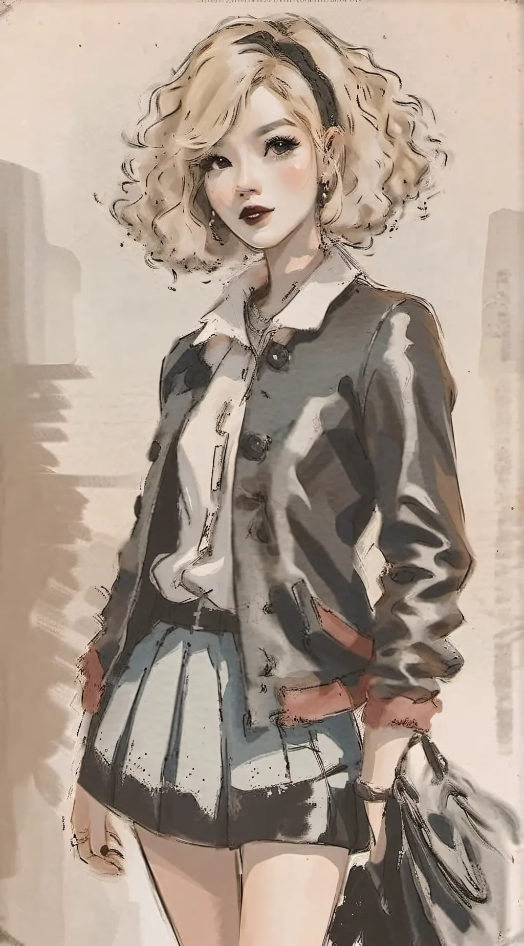 ai character: Bianca background