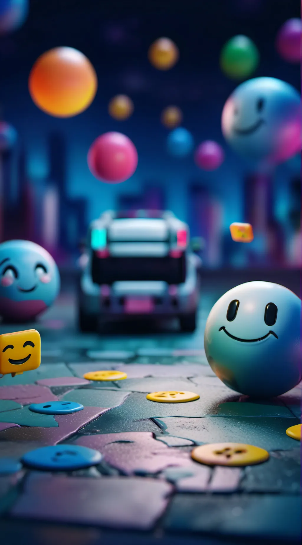 ai character: Emoji talk background