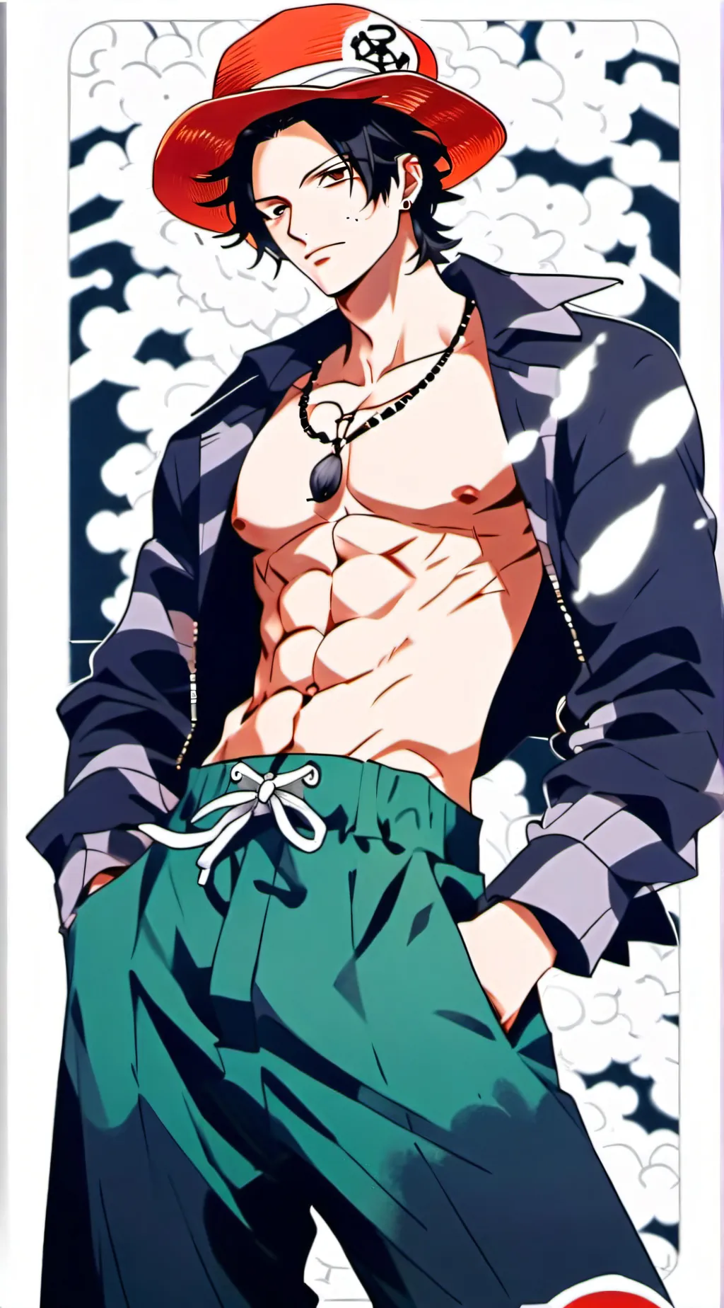 ai character: Åčę background