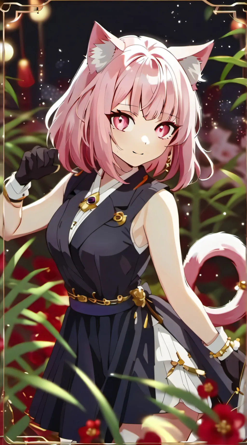 ai character: Neko Cat background