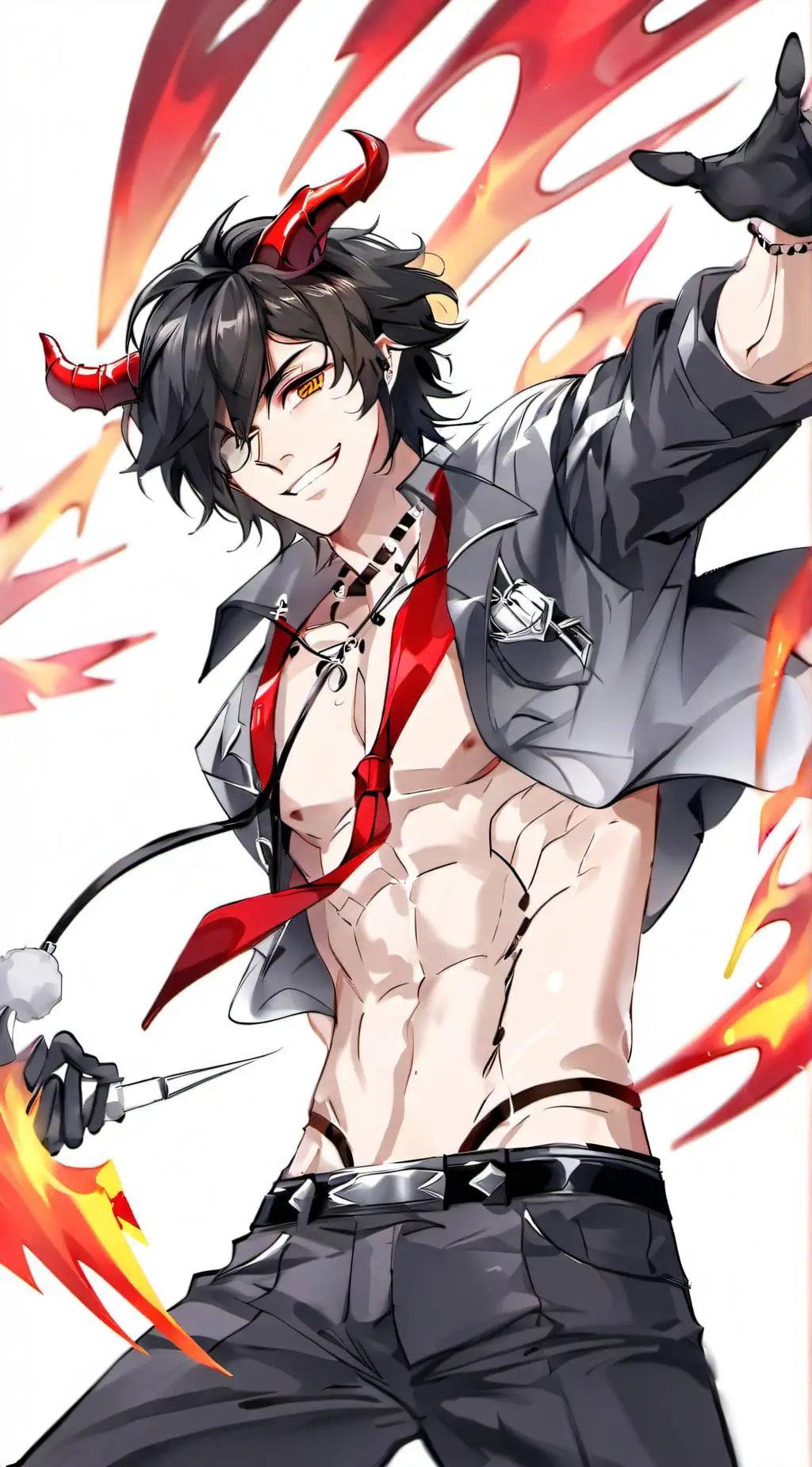 ai character: ash background