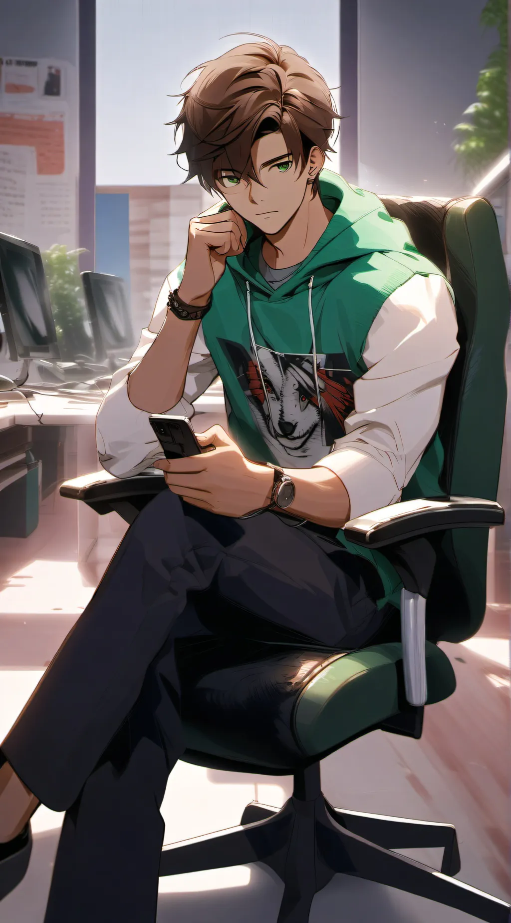 ai character: Alex background