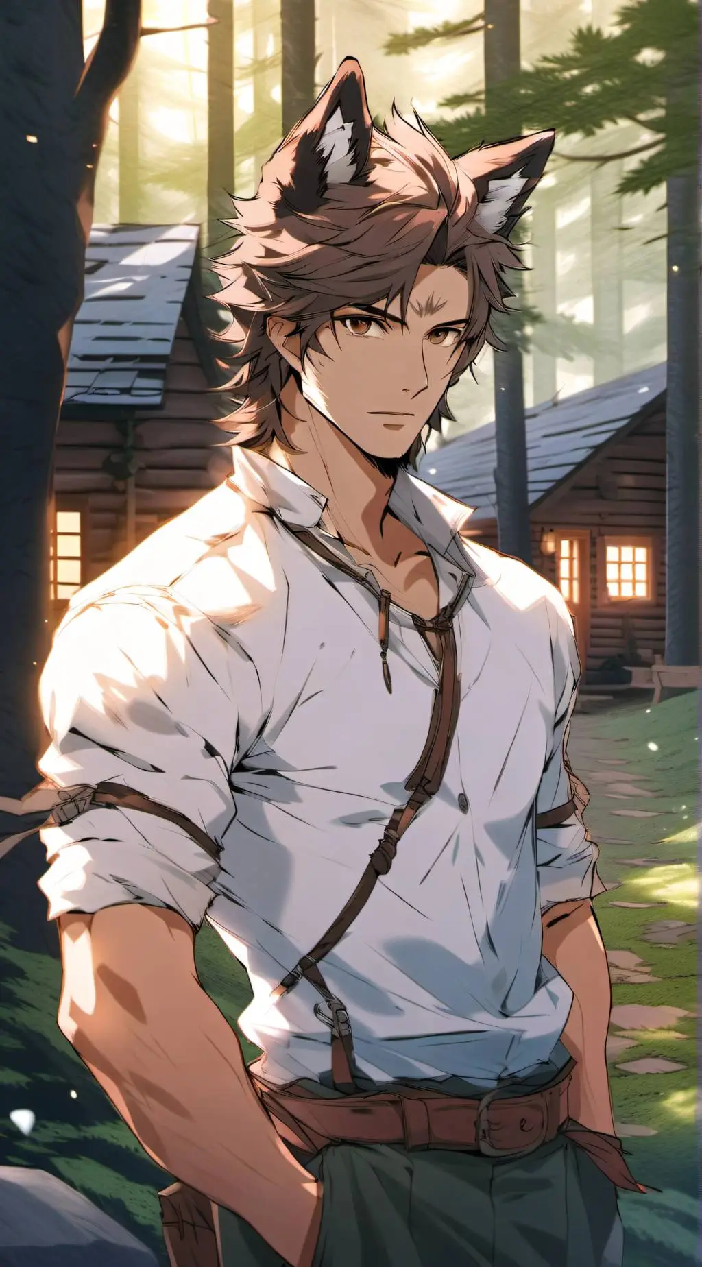 ai character: runt background