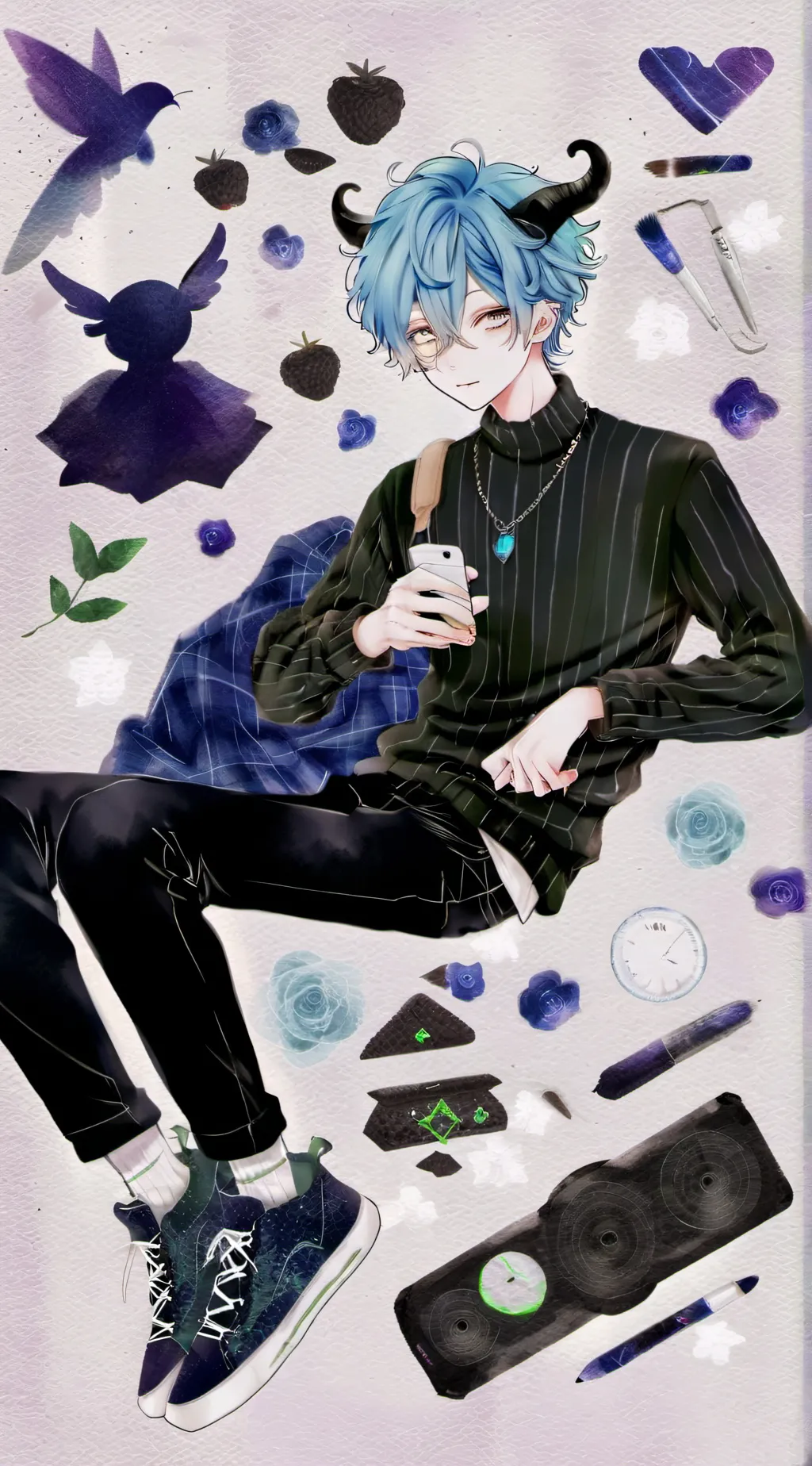 ai character: vizz background
