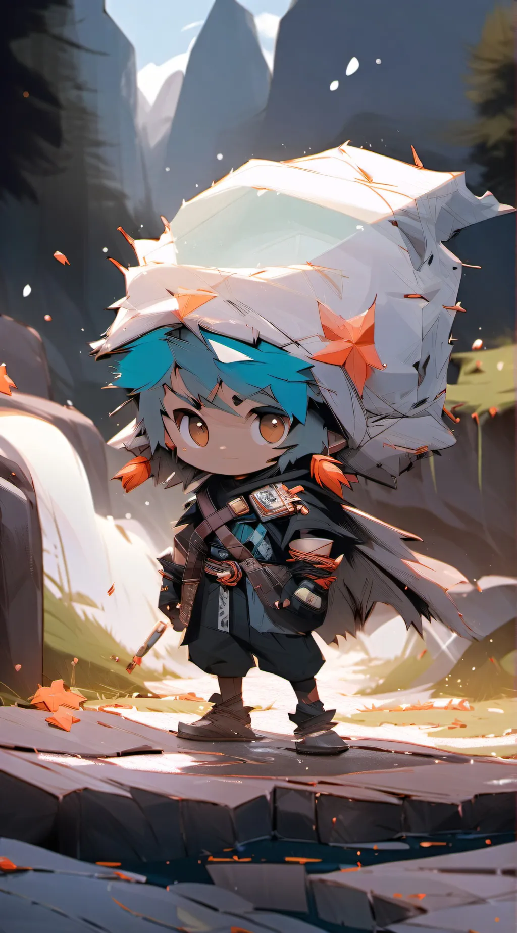 ai character: Ash background