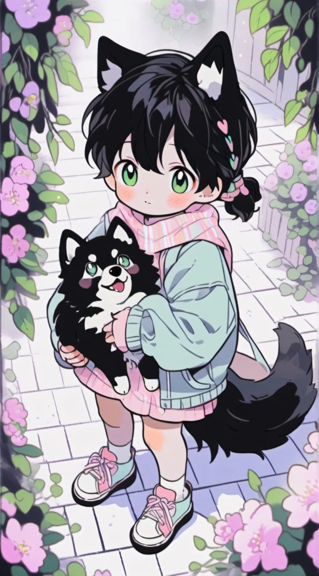 ai character: Yo catttttttttttt! background