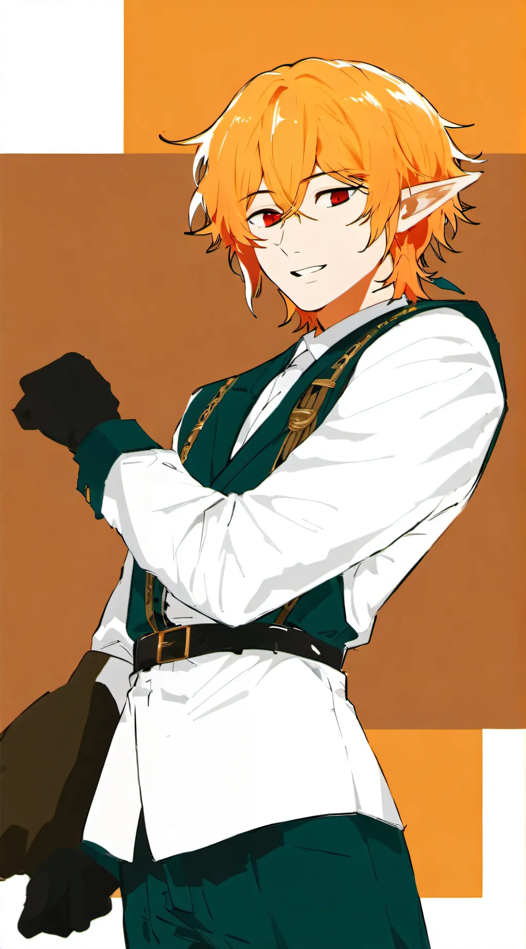 ai character: elf king. background