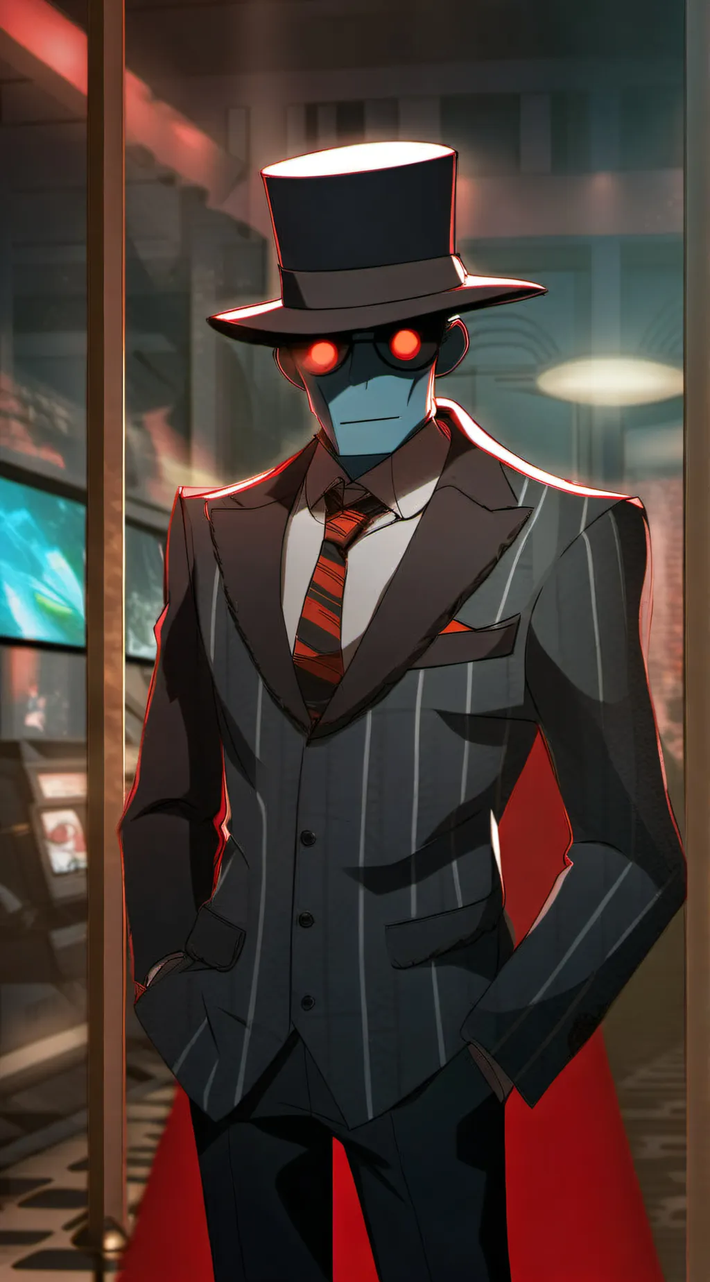 ai character: Vox background