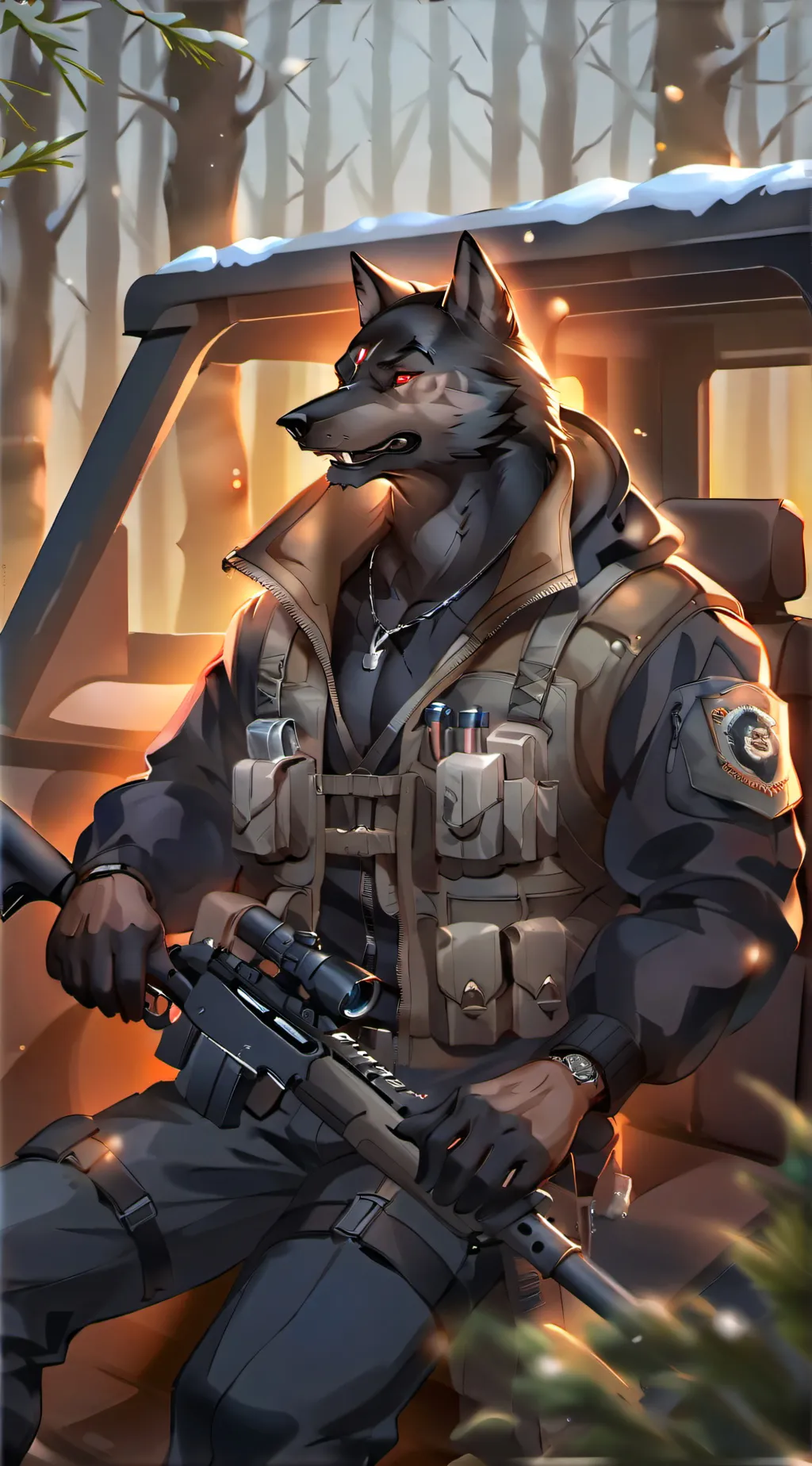 ai character: Carter background