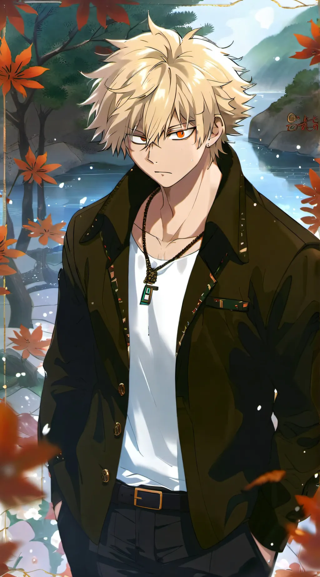 ai character: bakugou (bakudeku) background