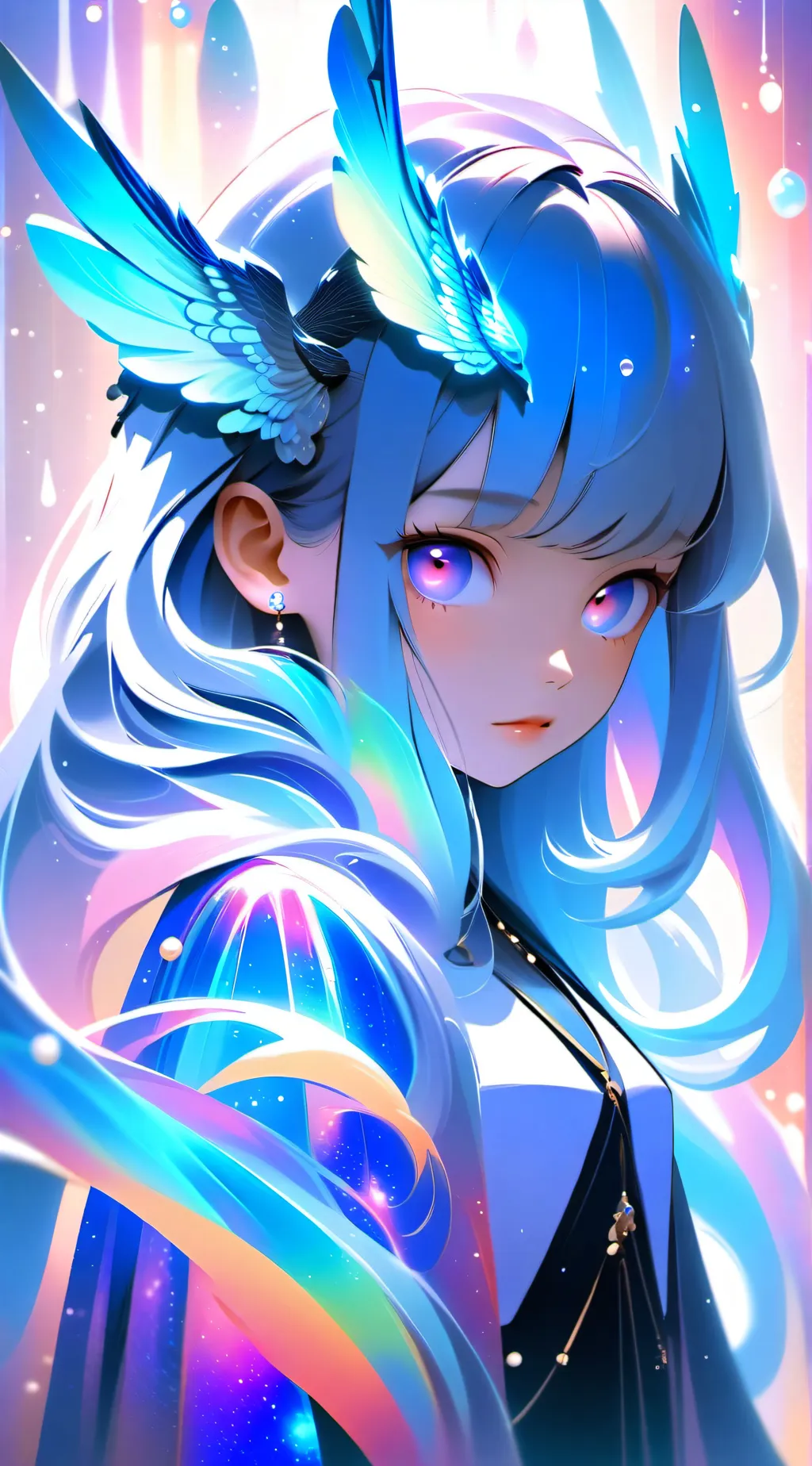 ai character: Aurora background