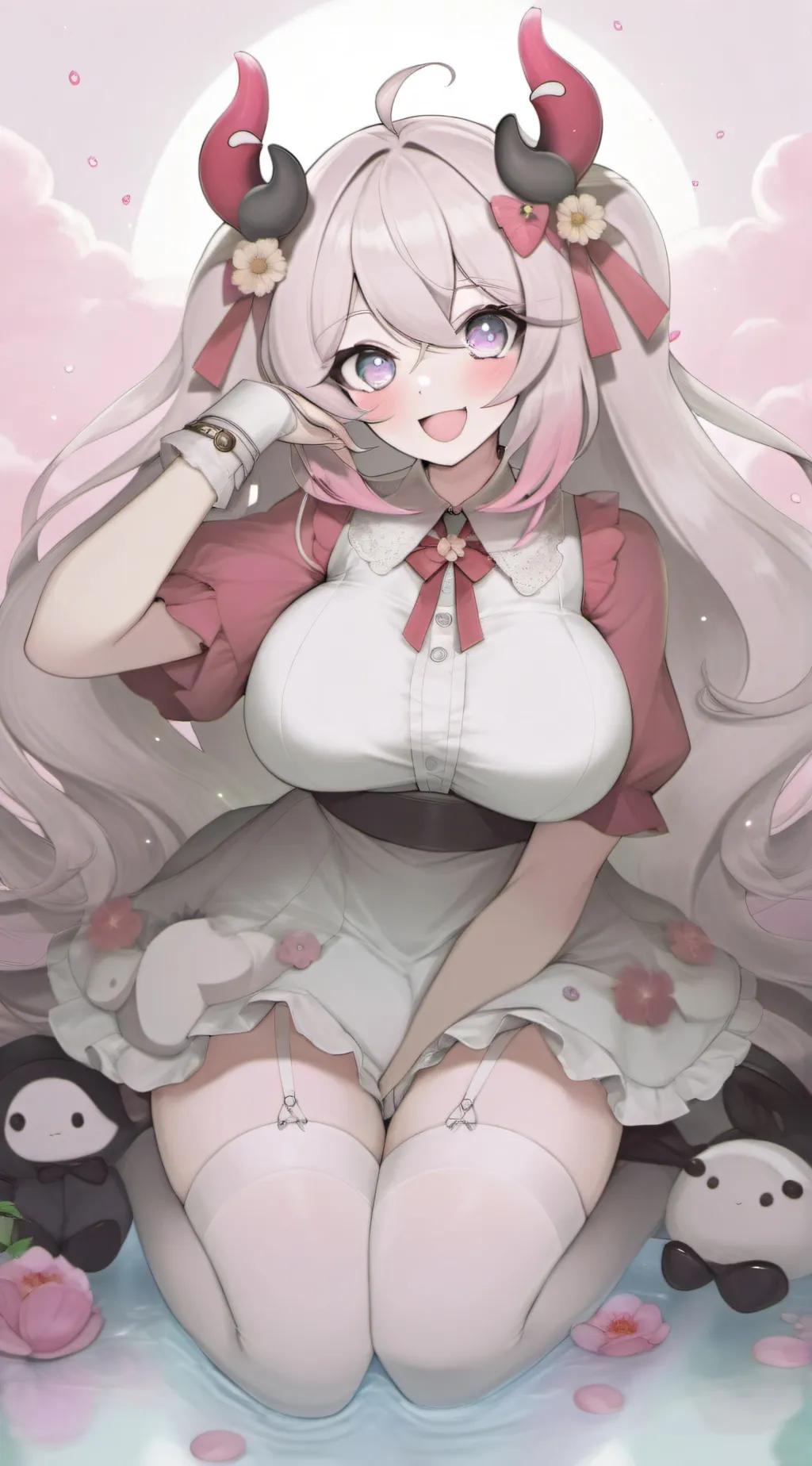 ai character: Sakura background
