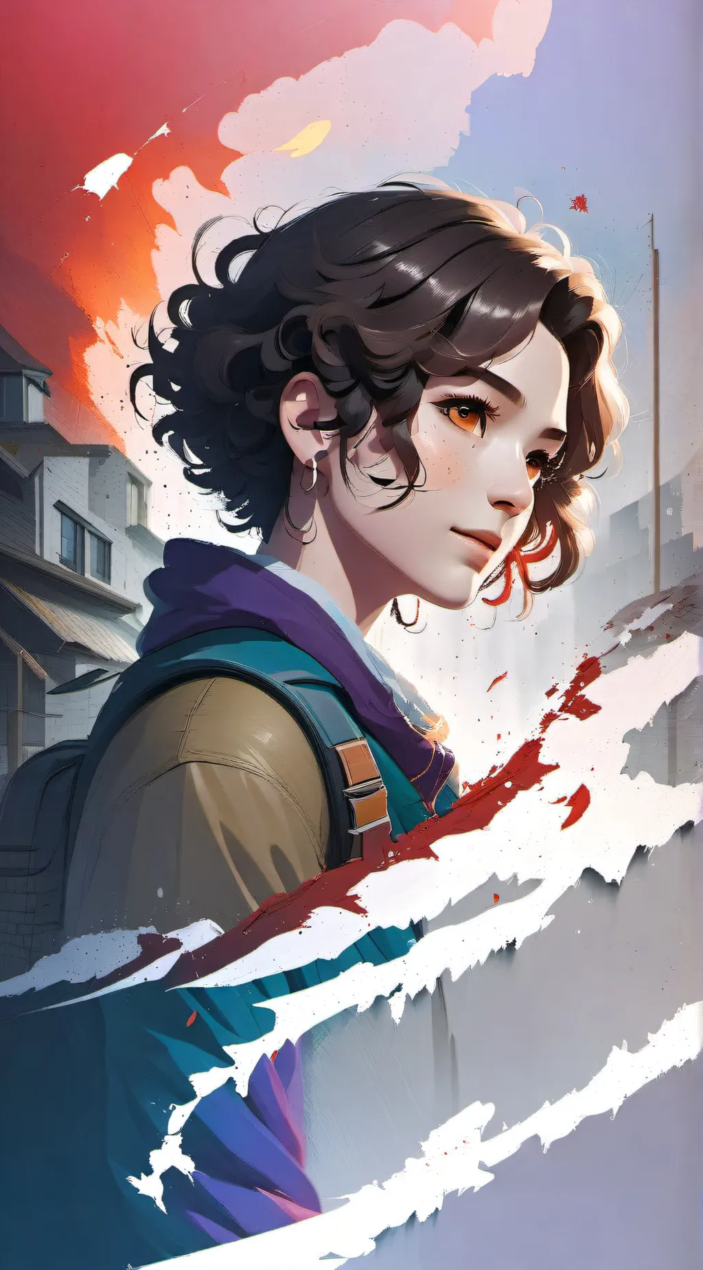 ai character: Mattheo riddle  background