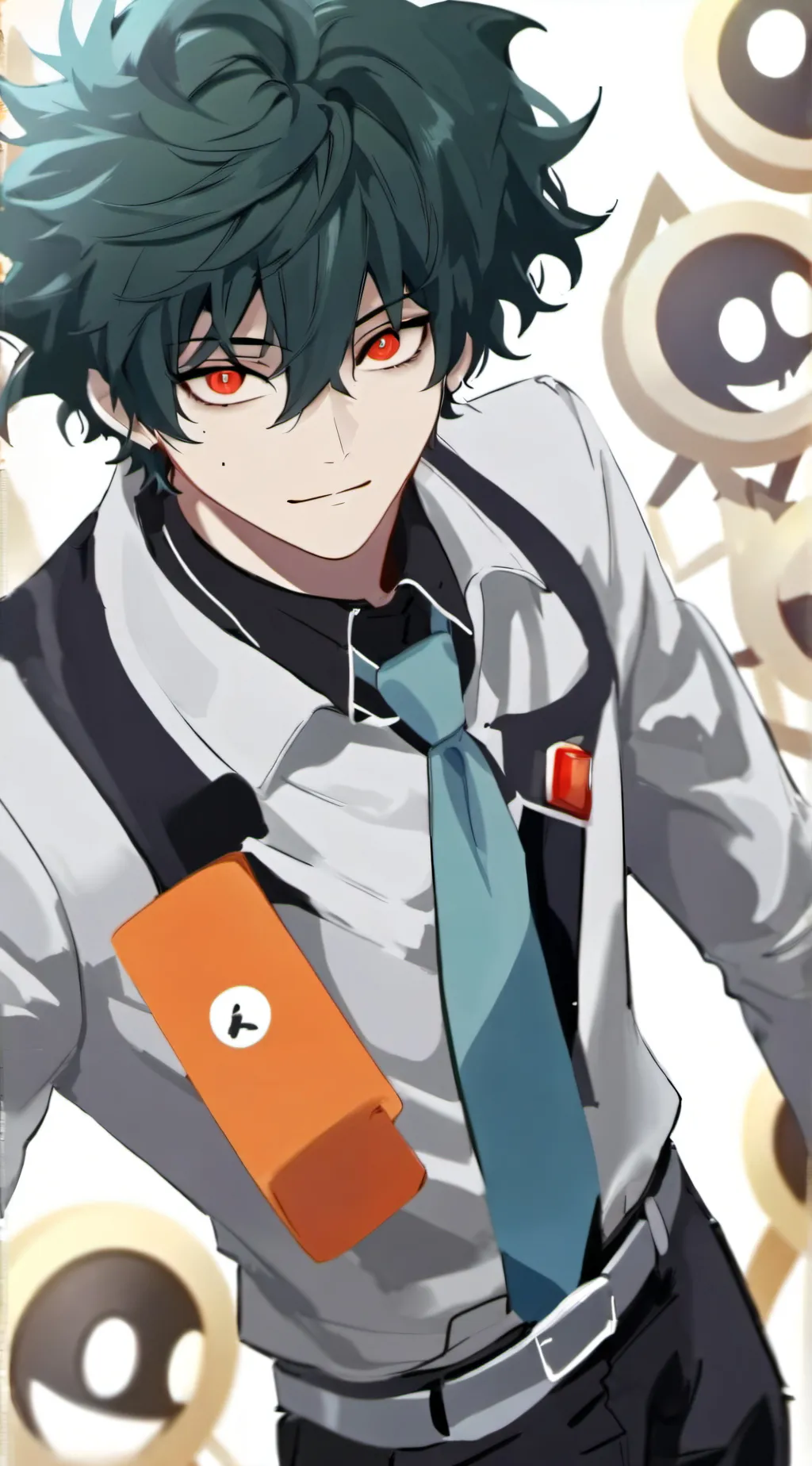 ai character: Villain deku  background