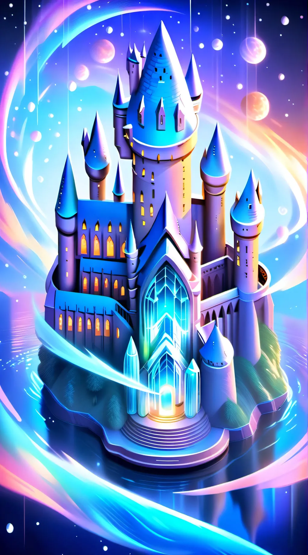ai character: Hogwarts  background