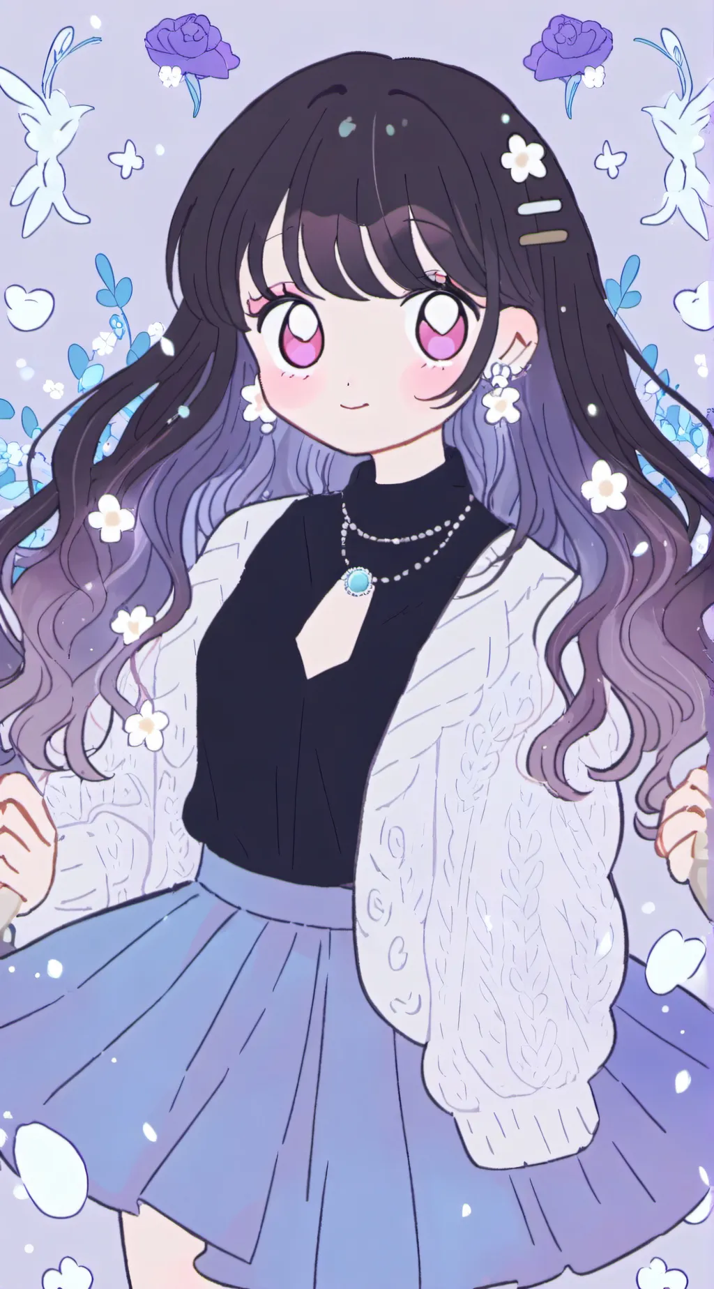 ai character: Announcement. background