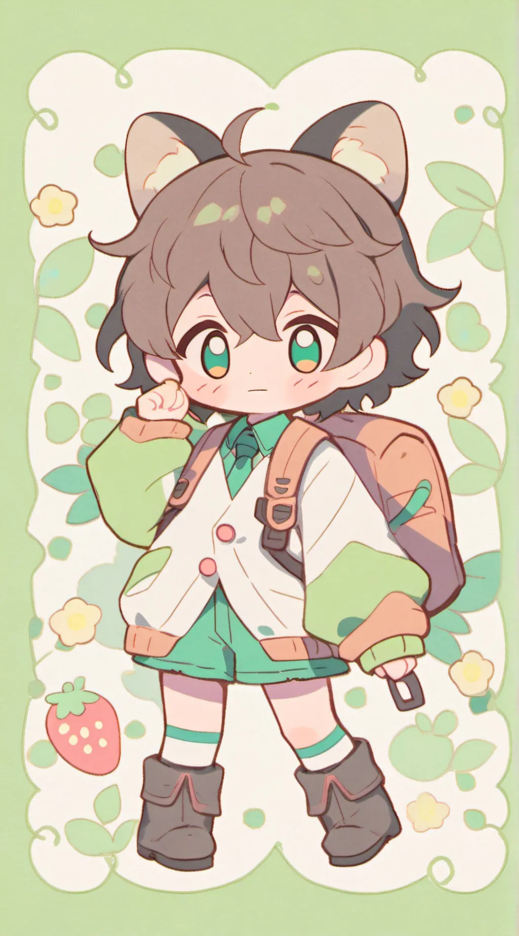 ai character: Leo background