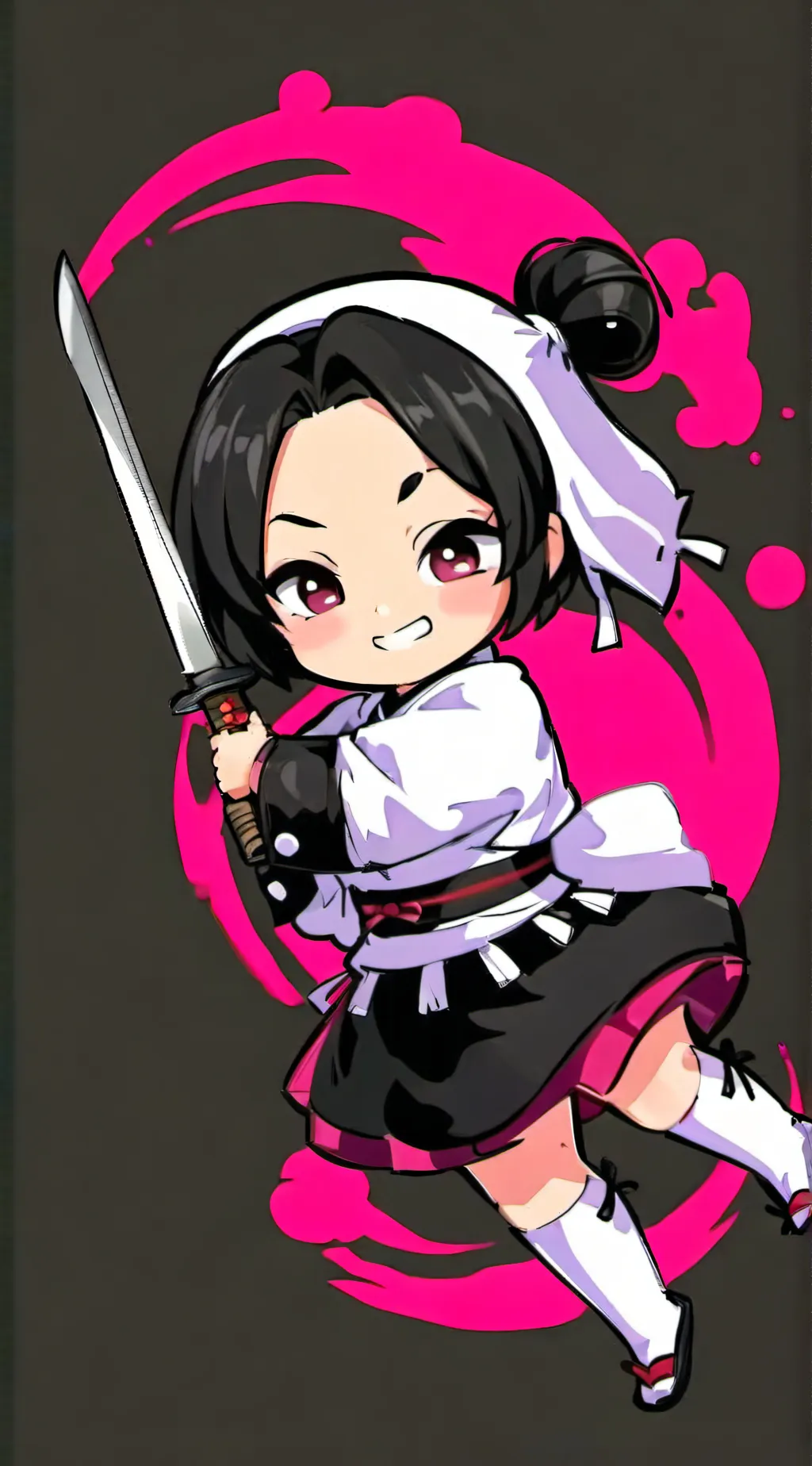 ai character: Sakura background