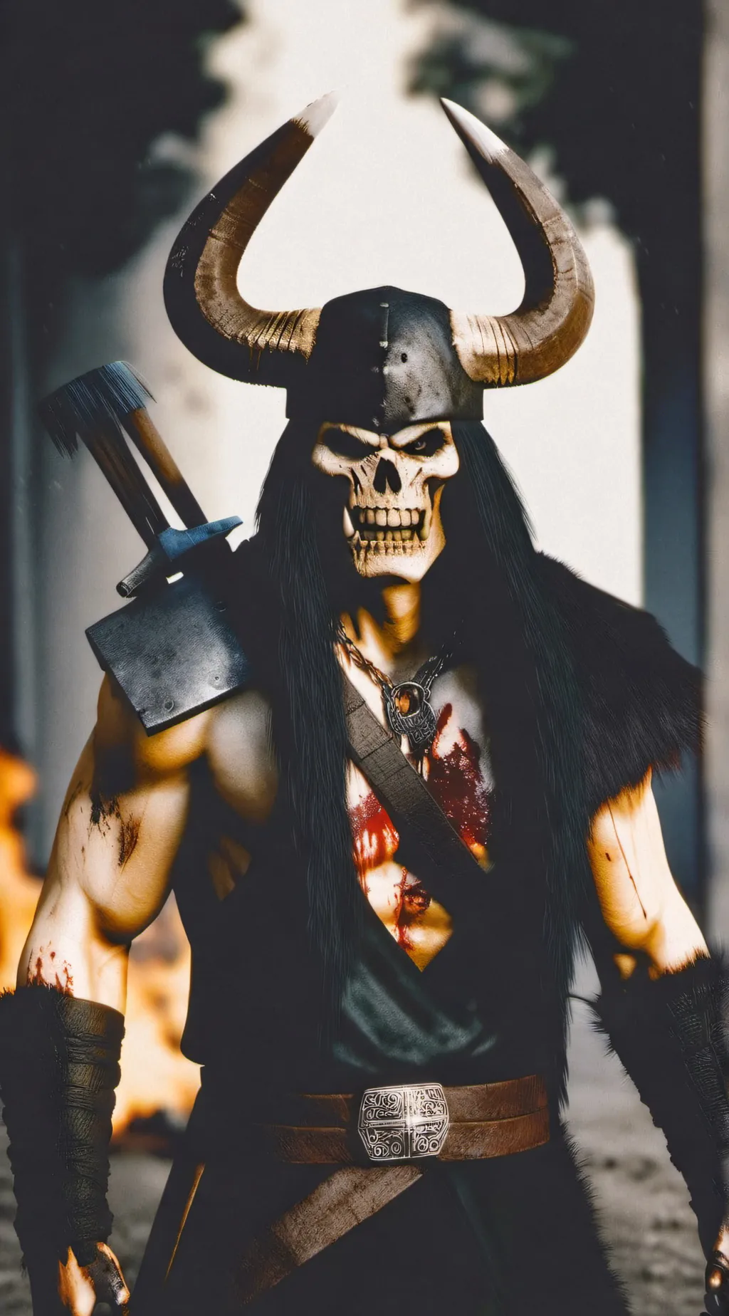 ai character: BRÜTAL LEGENDS background